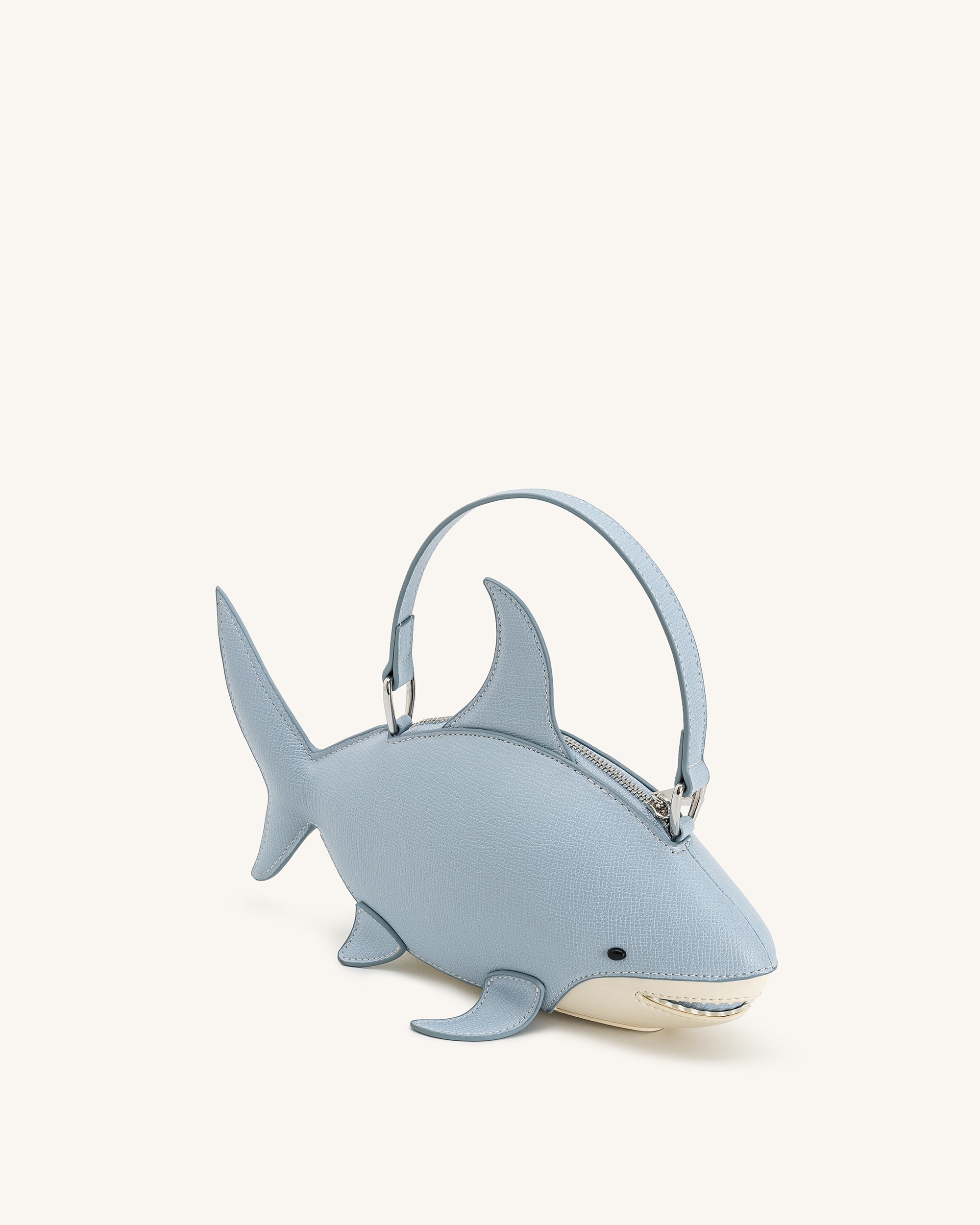 Jw Pei Nerys Shark Look Top Handle Bag Light Blue