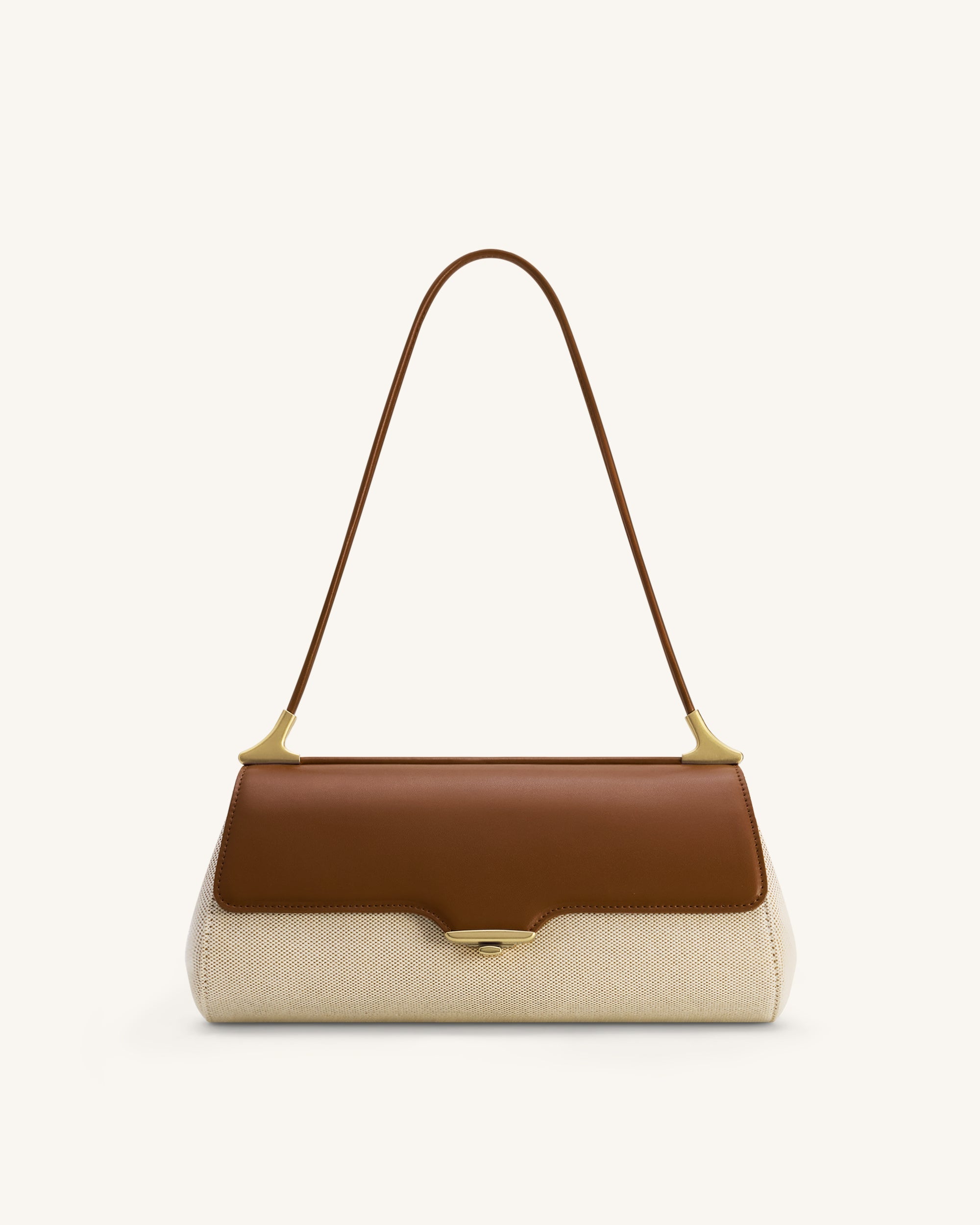 Jw Pei Eloise Shoulder Bag Brown Canvas