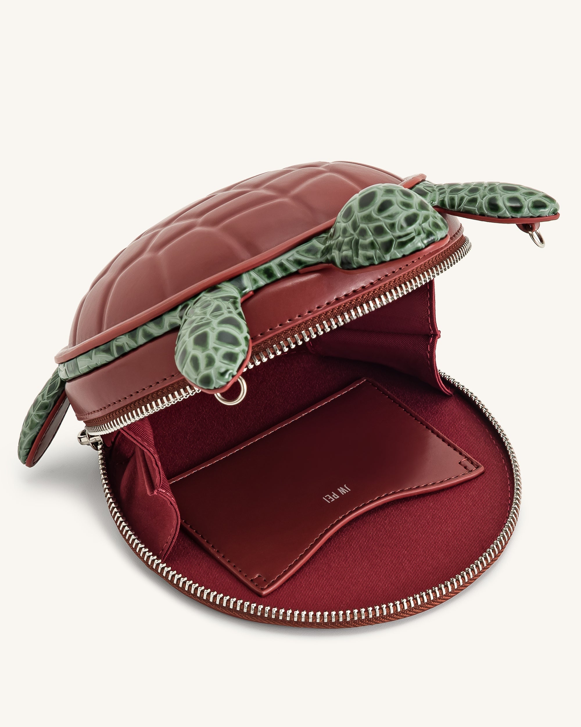 Jw Pei Ava Turtle Shape Handbag Brown