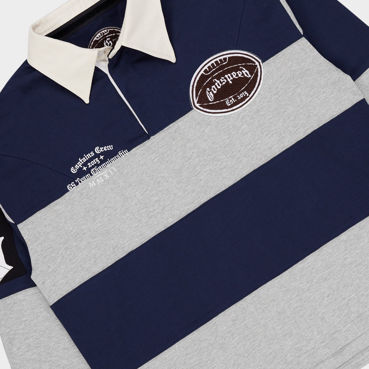 Godspeed Classic Field Rugby Shirt (Navy / Heather)