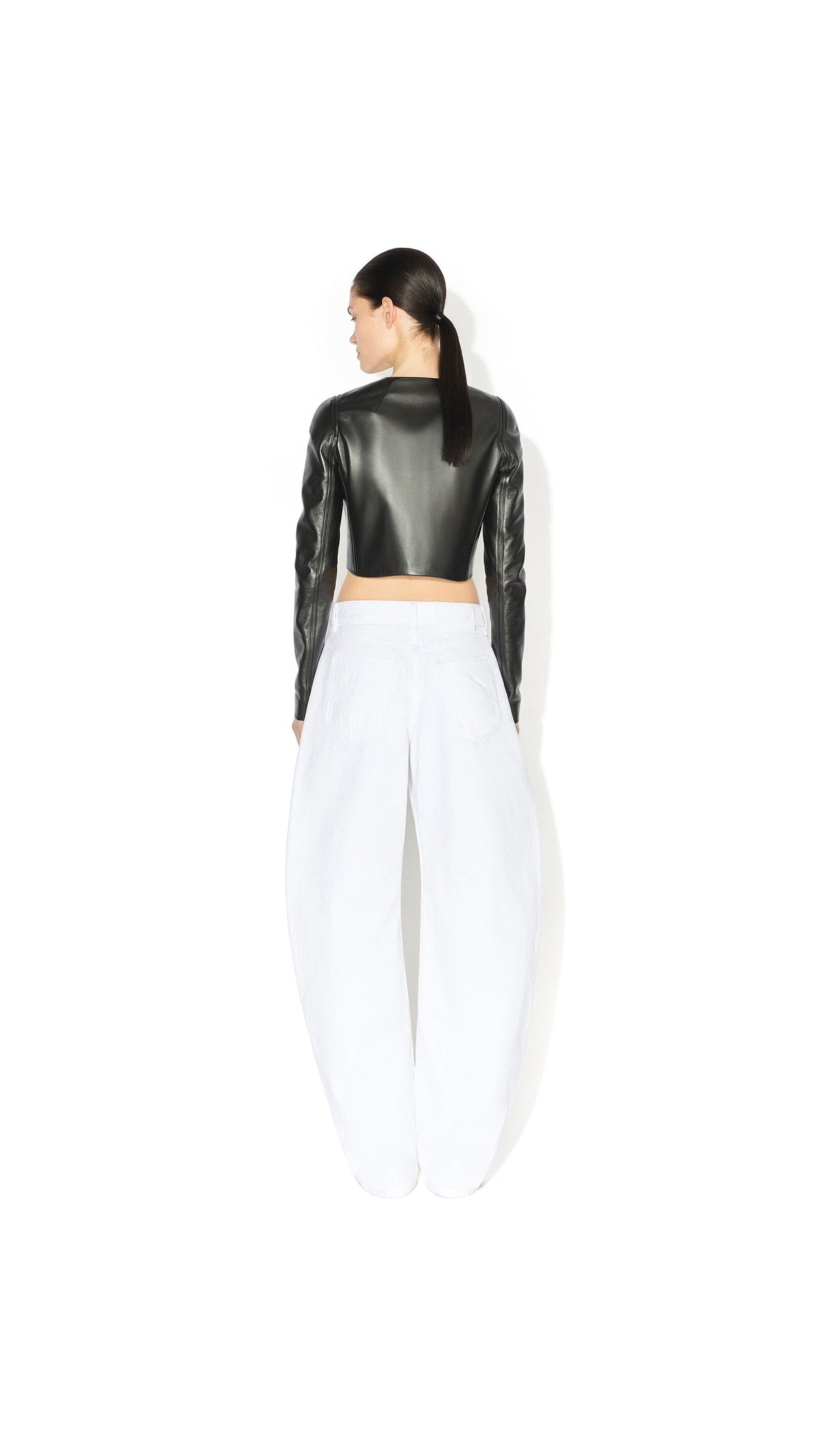 Alaïa Round Denim Jeans