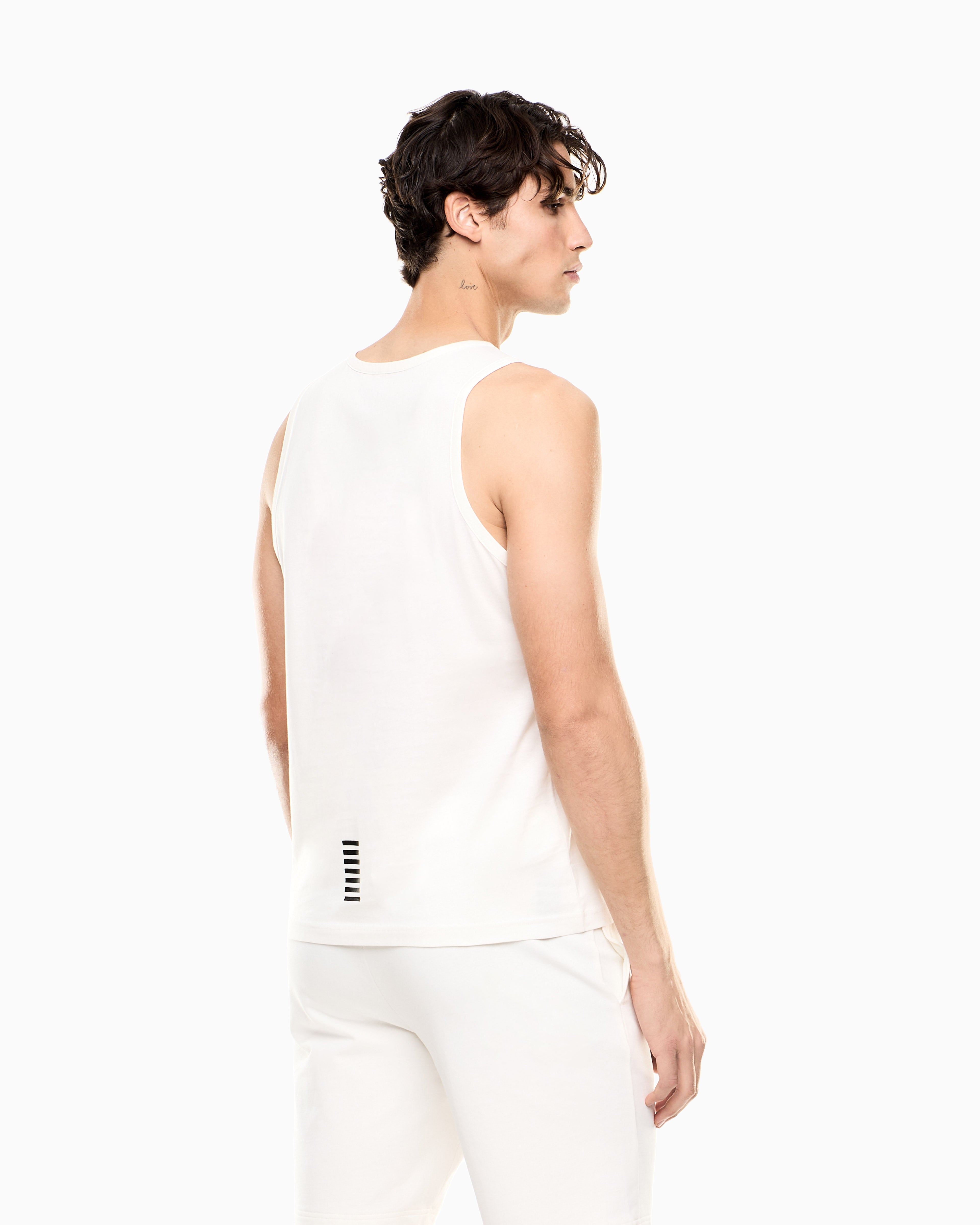 EA7 Core Identity cotton jersey tank top