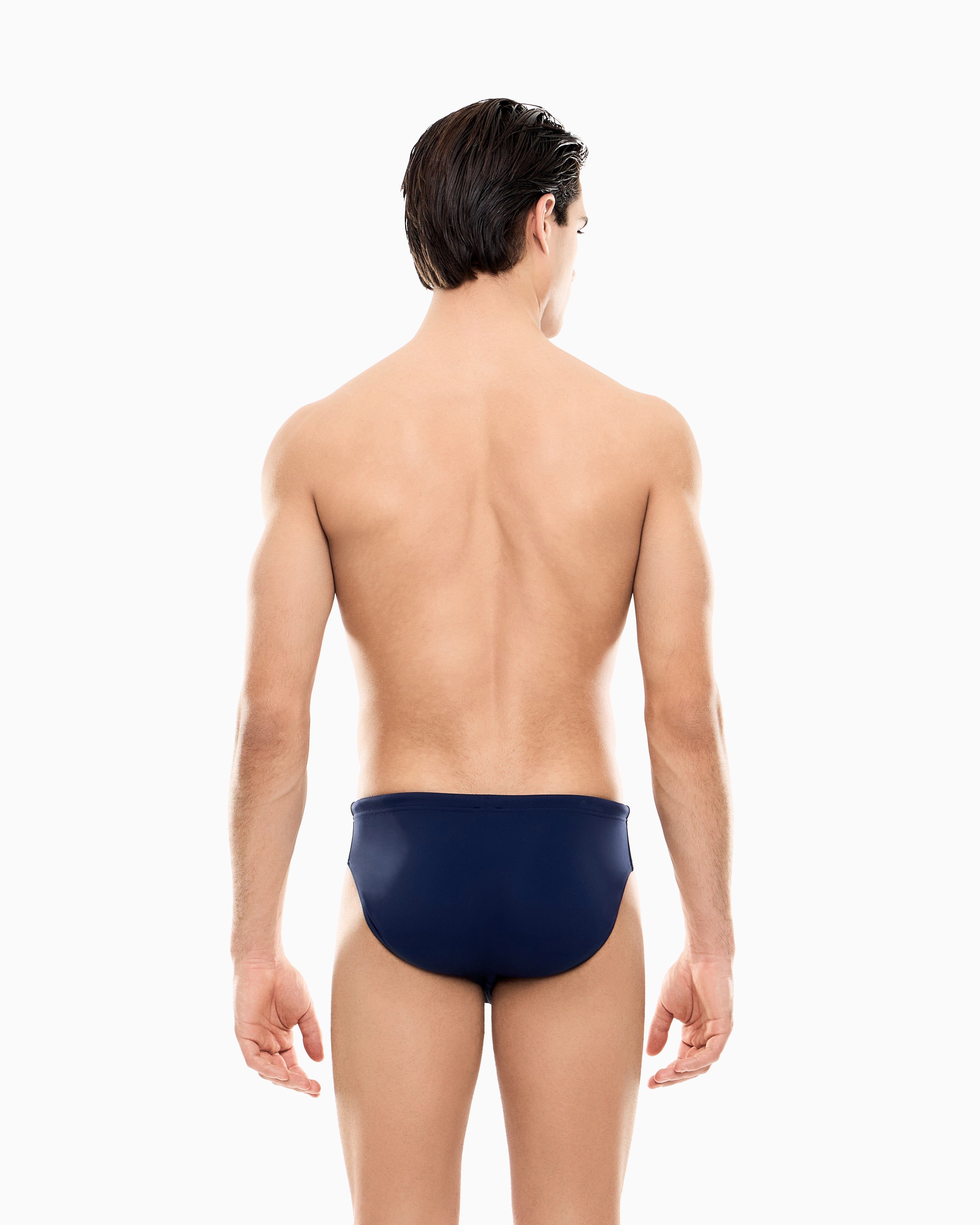 EA7 Swimming briefs with an elastic waist and drawstring