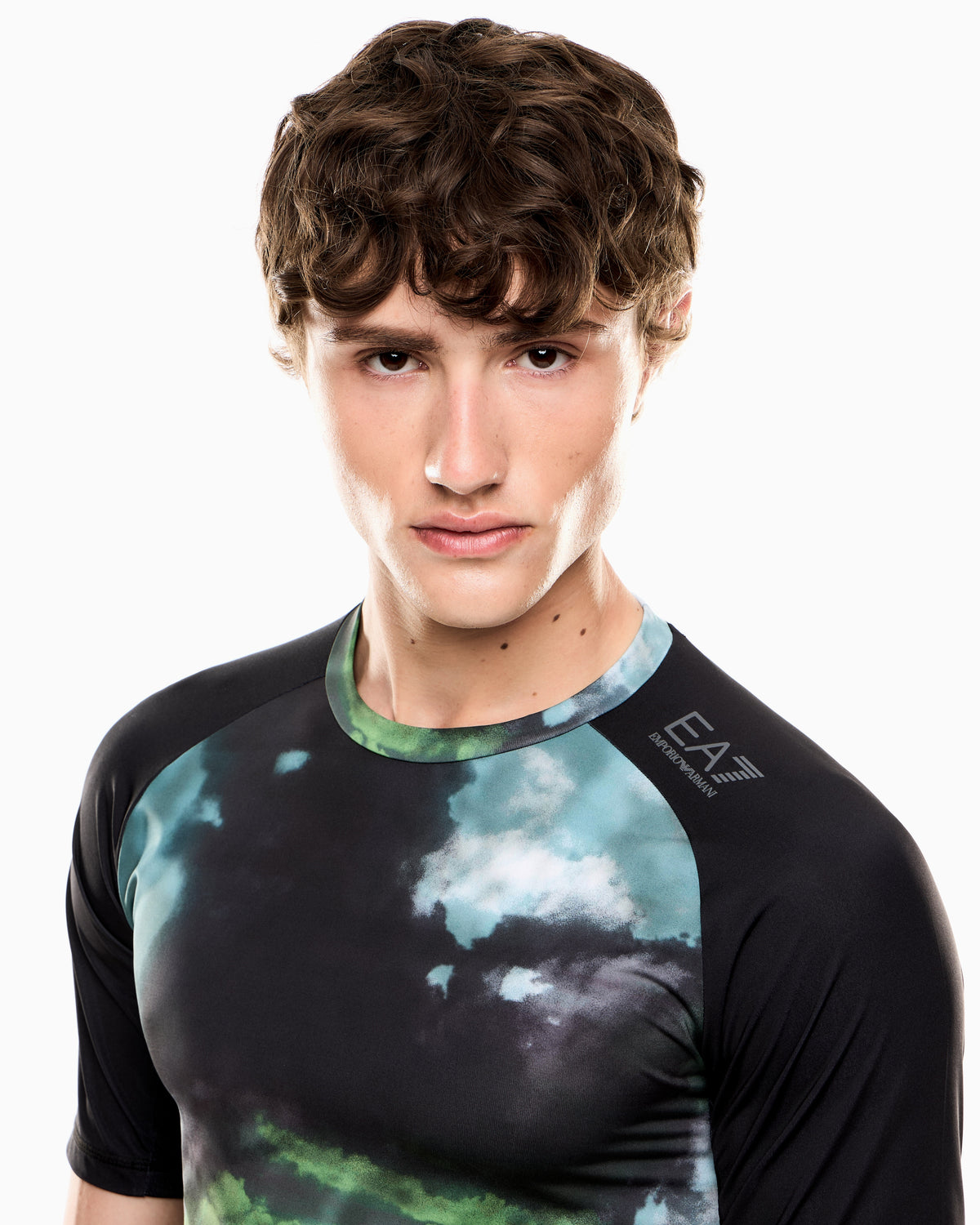 EA7 Dynamic Athlete printed T-shirt in VIGOR7 technical fabric