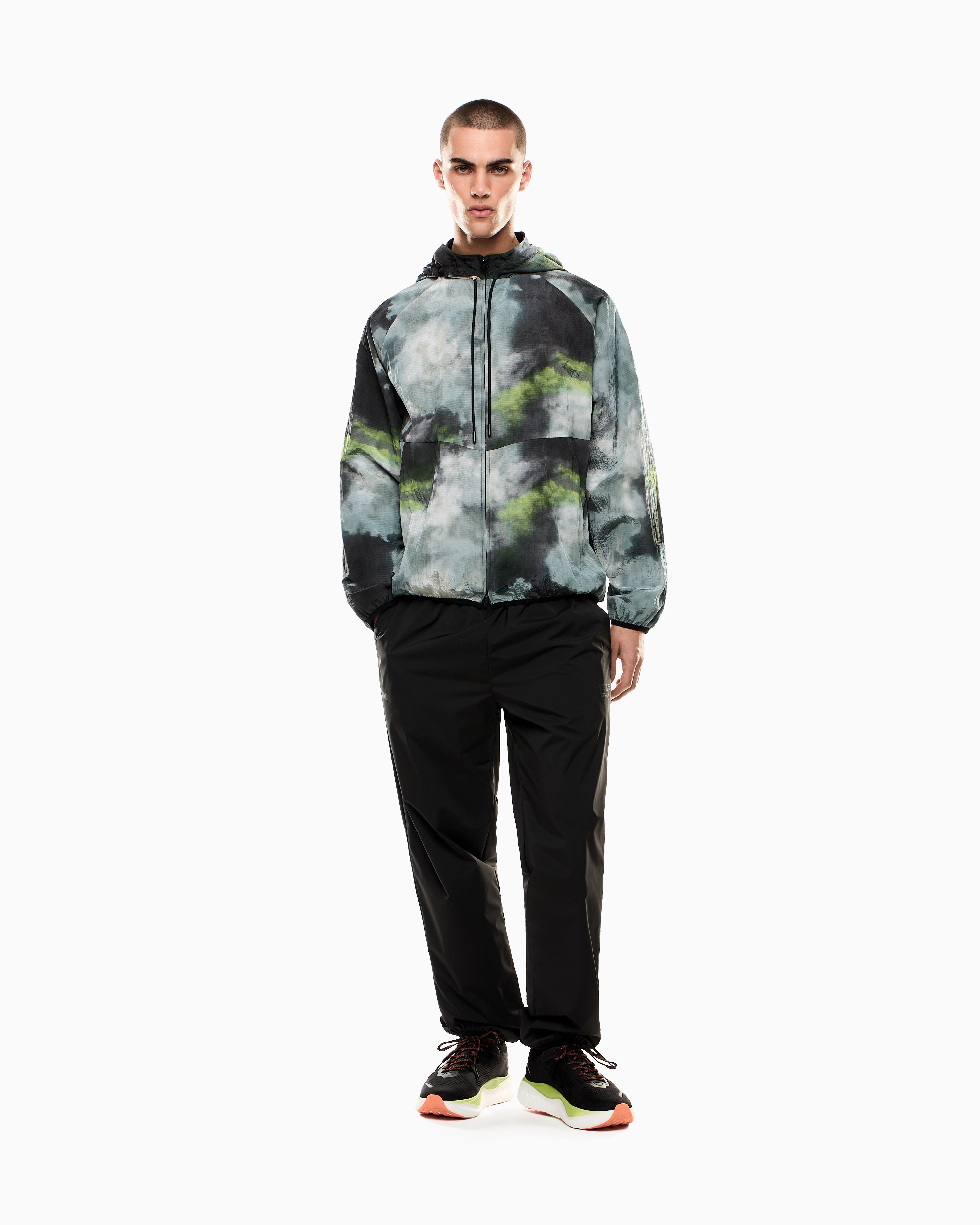 EA7 Dynamic Athlete printed tracksuit in VENTUS7 technical fabric
