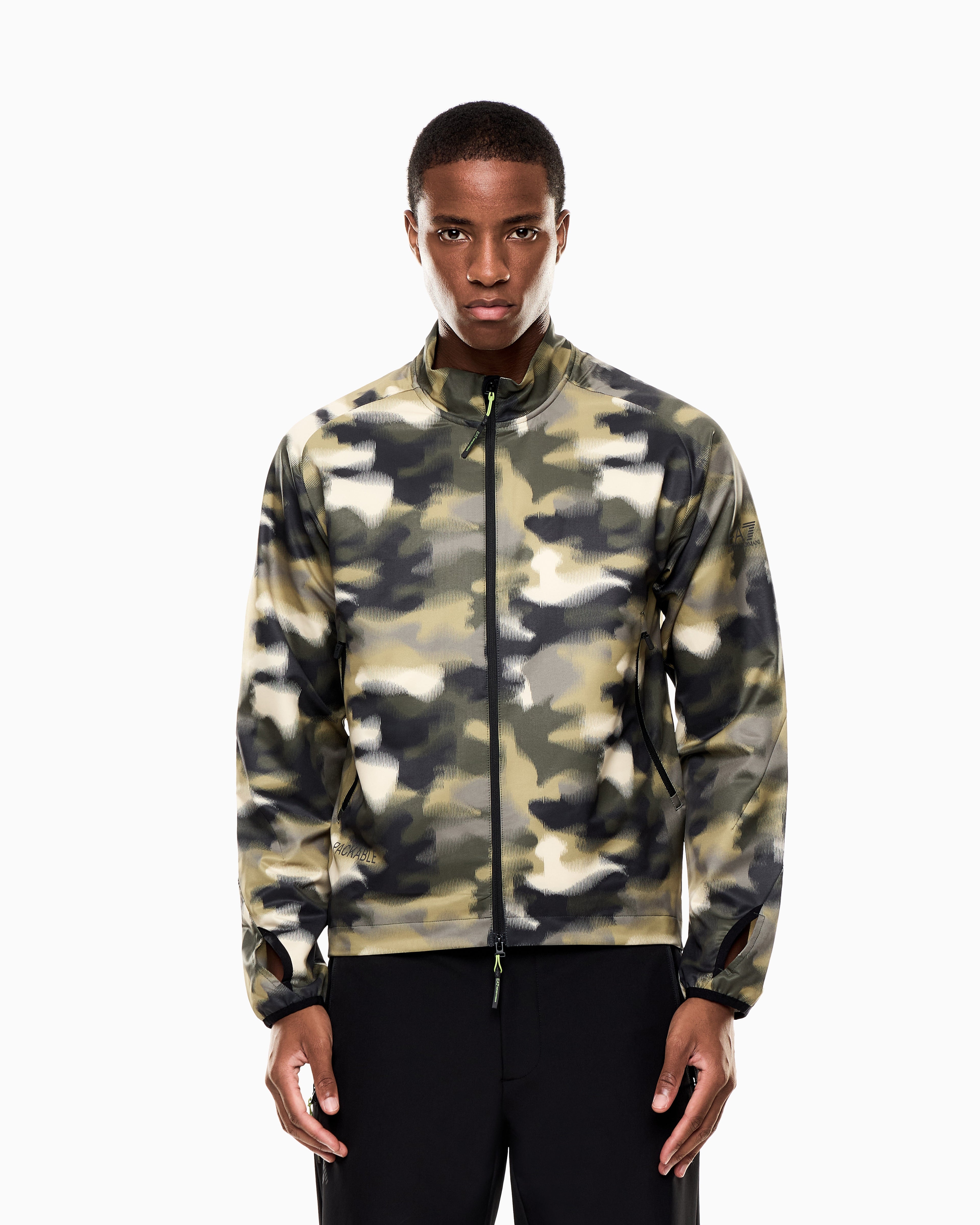 EA7 Urban Escape lightweight jacket in stretch technical fabric