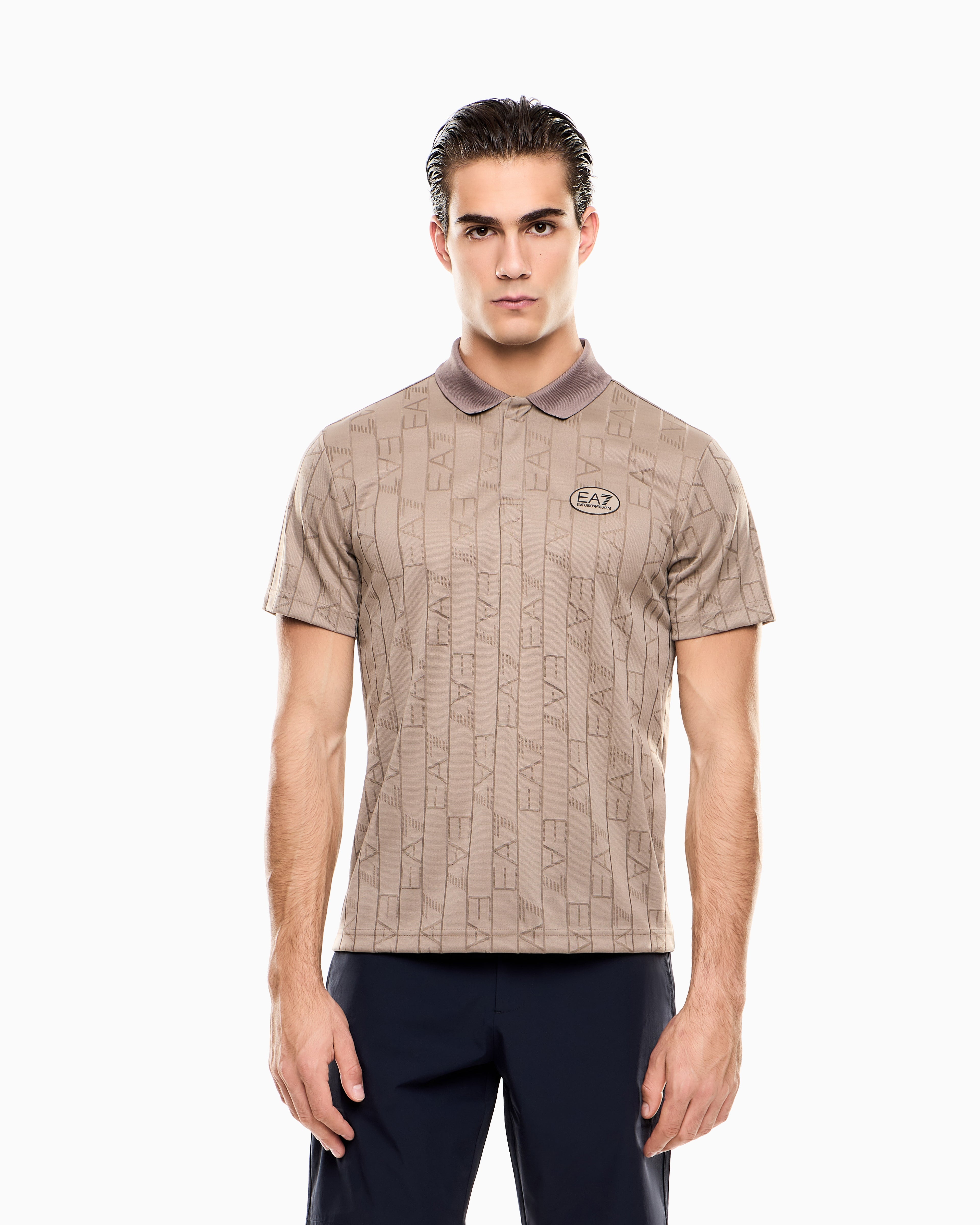 EA7 Golf Pro polo shirt in VENTUS7 technical fabric
