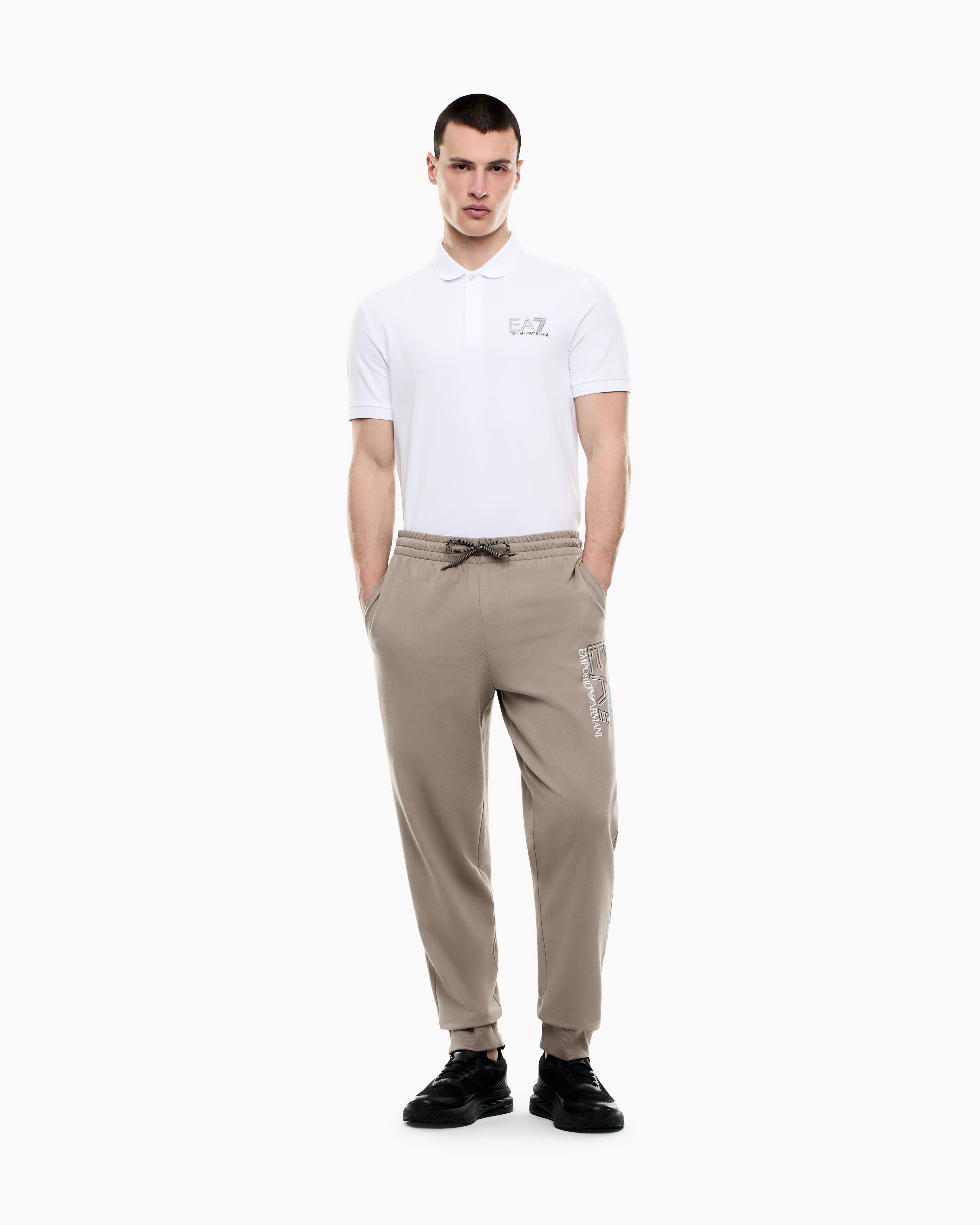 EA7 Visibility cotton jersey T-shirt