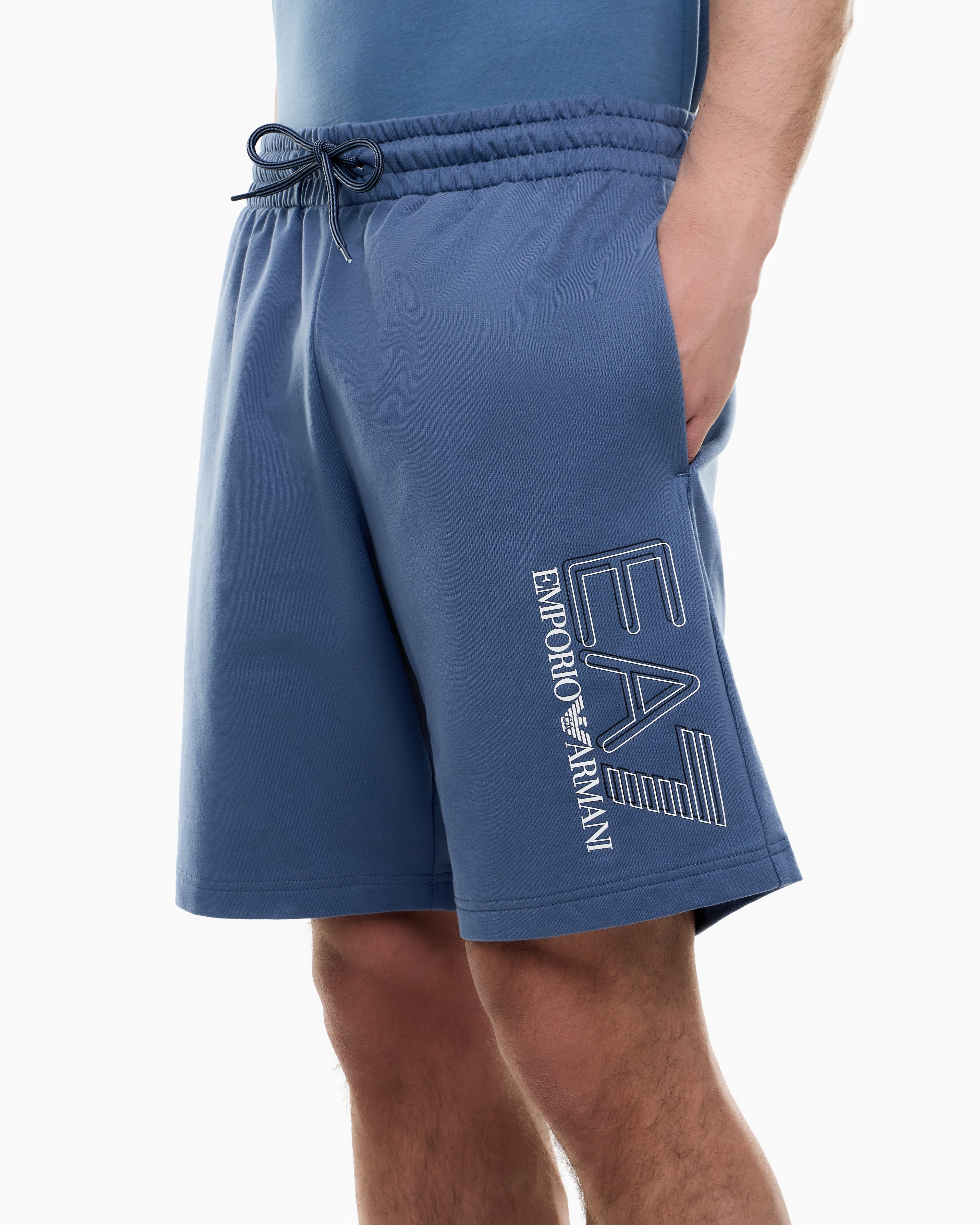 EA7 Jersey Shorts with Side Logo