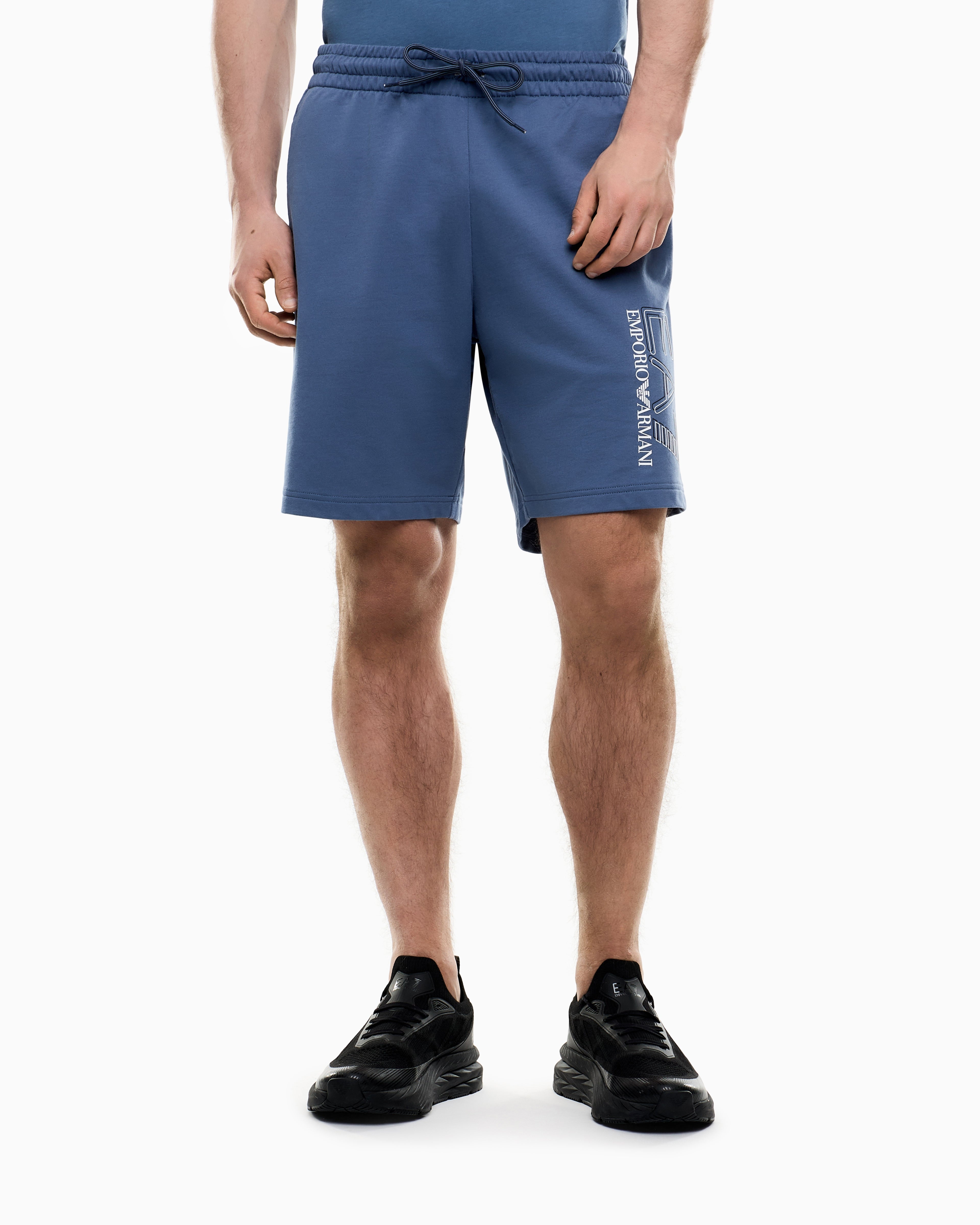 EA7 Jersey Shorts with Side Logo