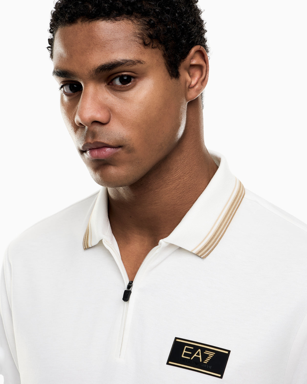 EA7 Premium Label jersey polo shirt