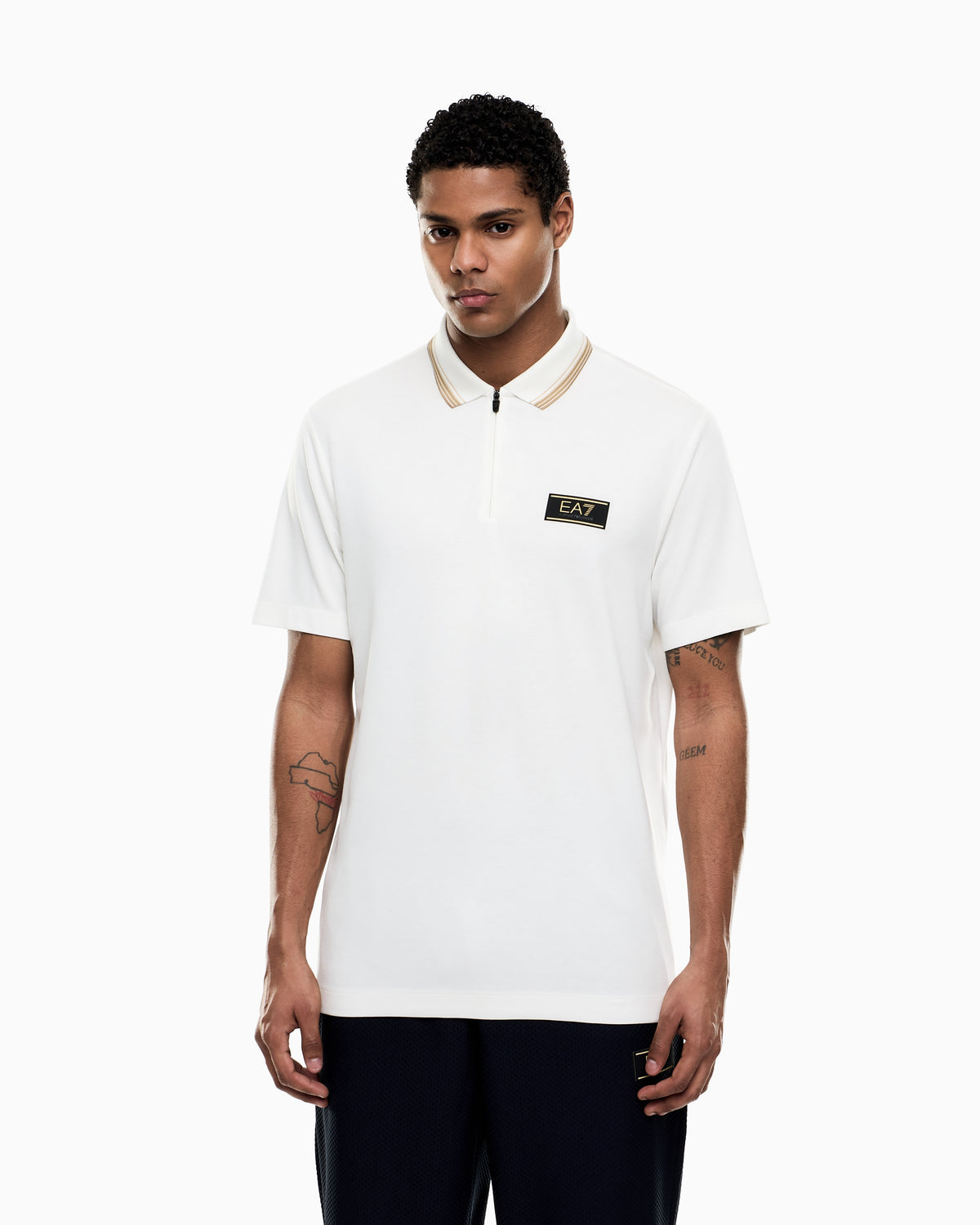 EA7 Premium Label jersey polo shirt