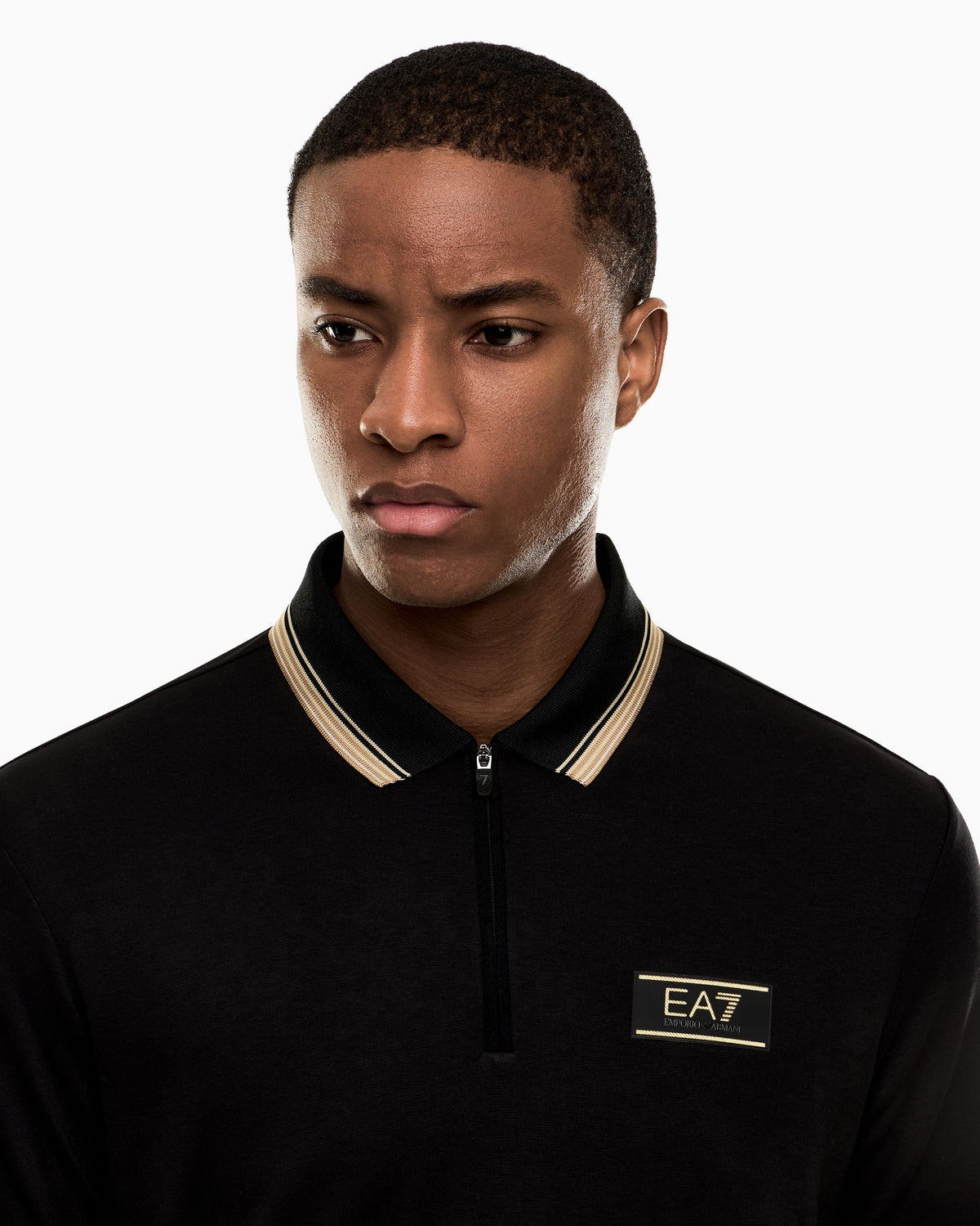EA7 Premium Label jersey polo shirt