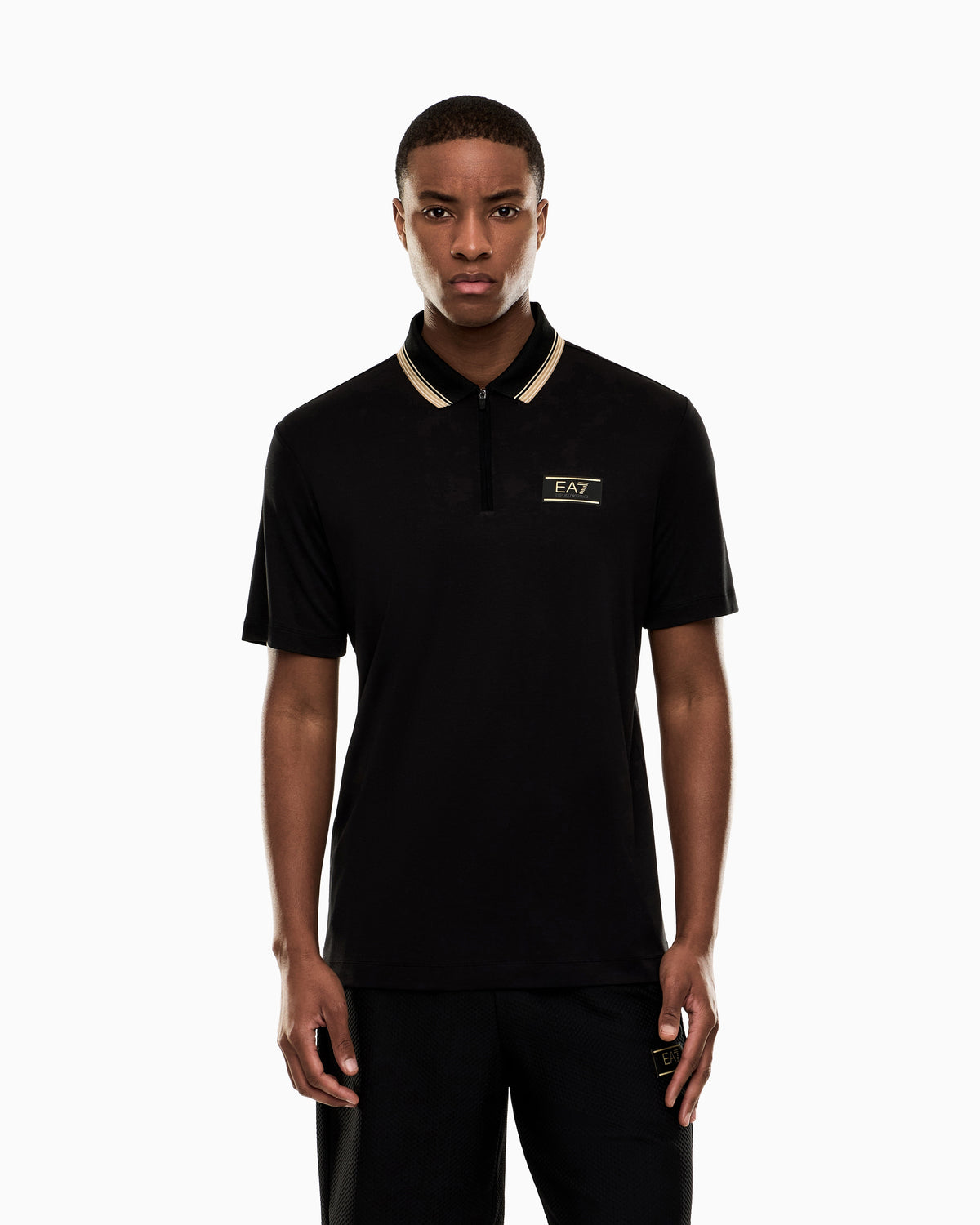 EA7 Premium Label jersey polo shirt