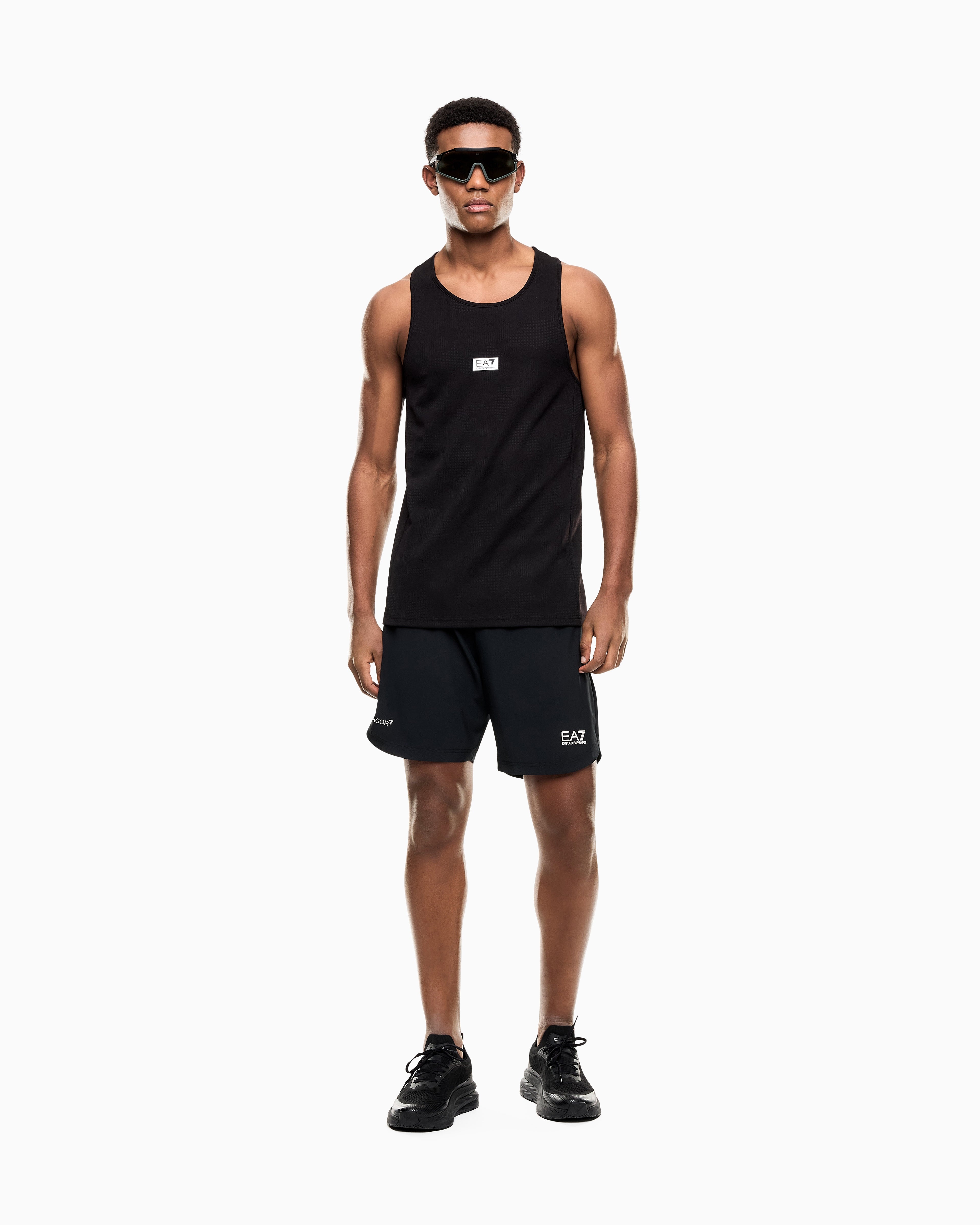EA7 Dynamic Athlete tank top in VIGOR7 technical fabric