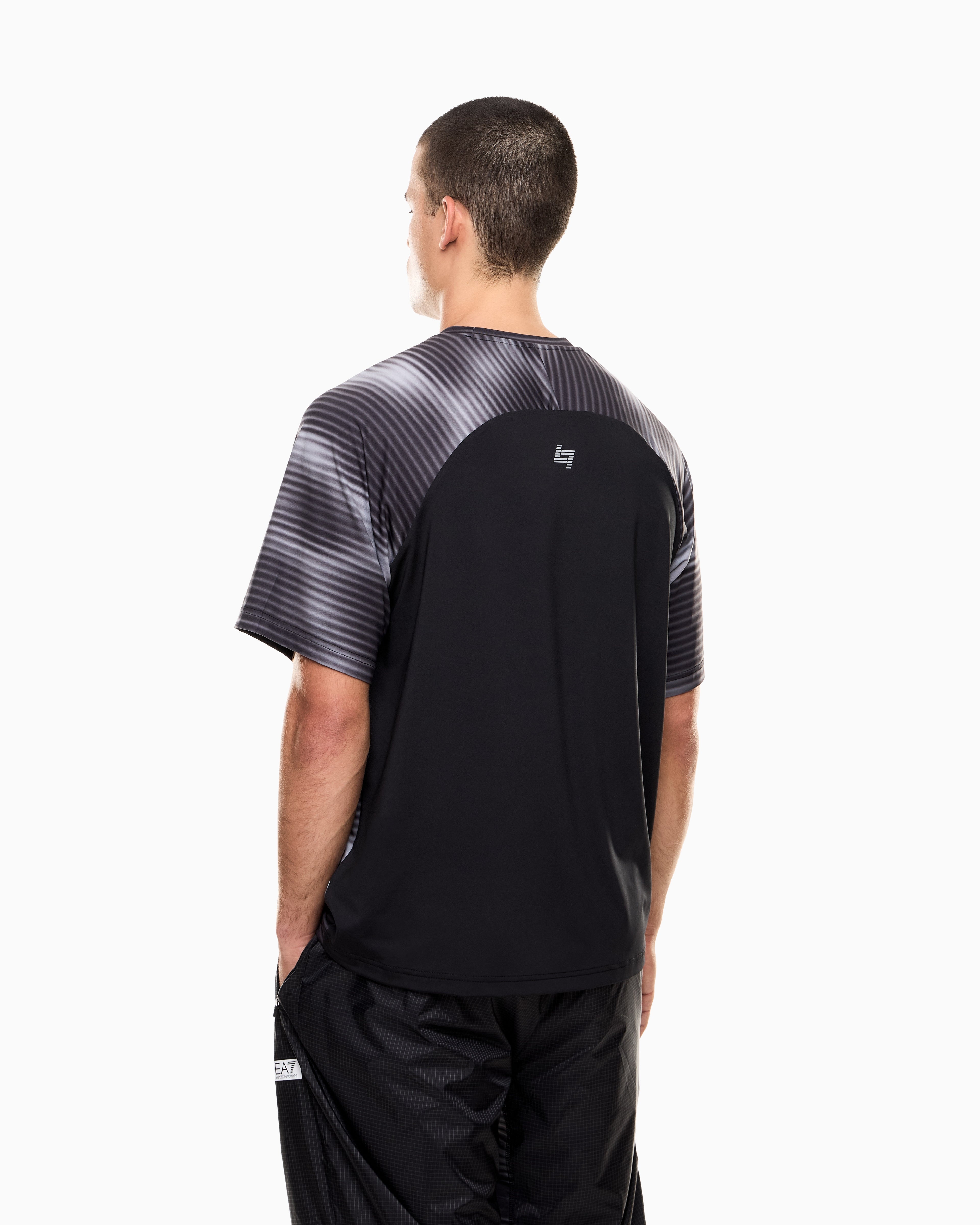 EA7 Dynamic Athlete printed T-shirt in VENTUS7 technical fabric