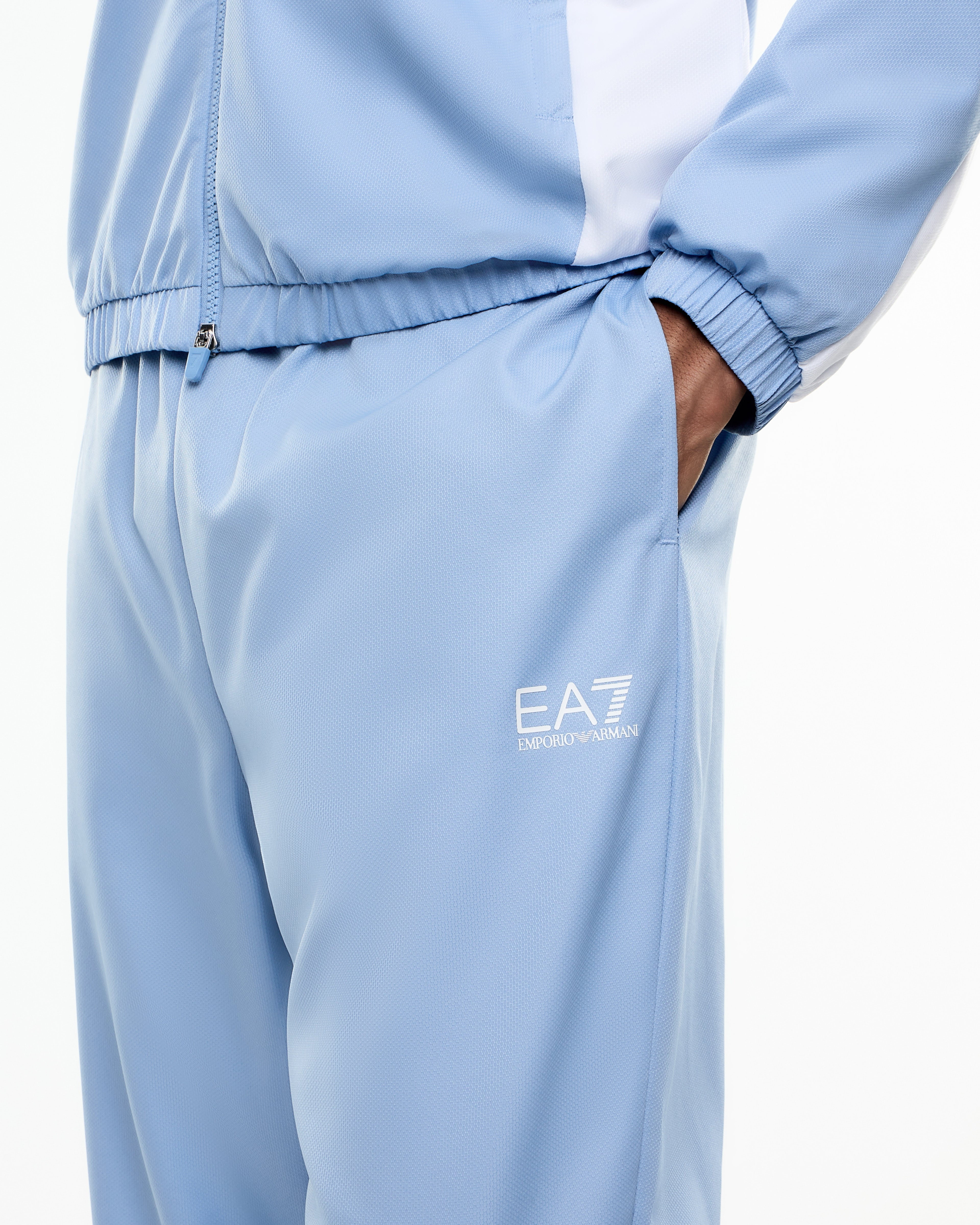 EA7 Pro tennis tracksuit in VENTUS7 colour block technical fabric