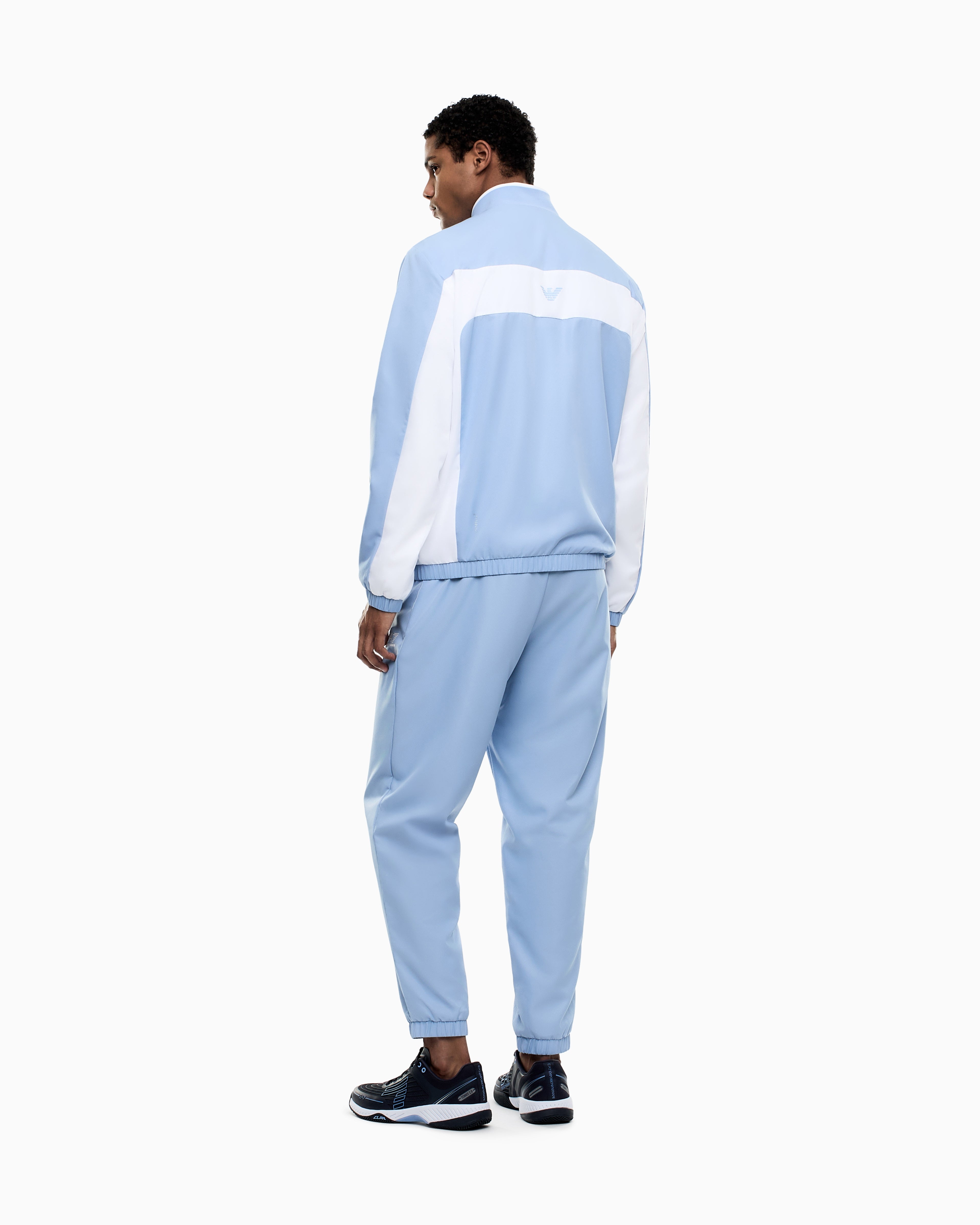 EA7 Pro tennis tracksuit in VENTUS7 colour block technical fabric