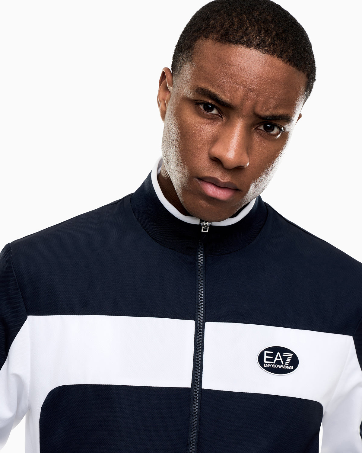 EA7 Pro tennis tracksuit in VENTUS7 colour block technical fabric