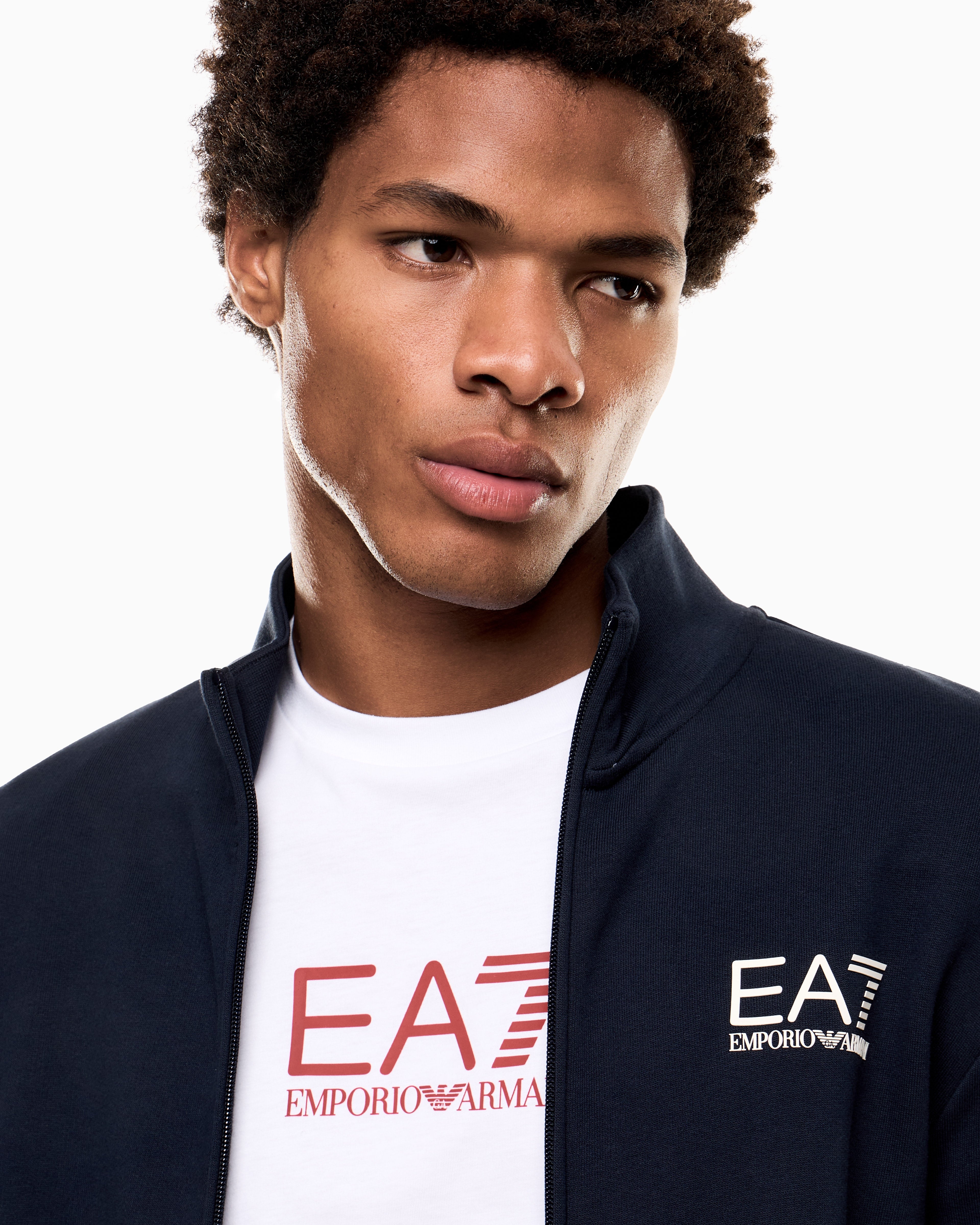 EA7 Summer Block pure cotton tracksuit