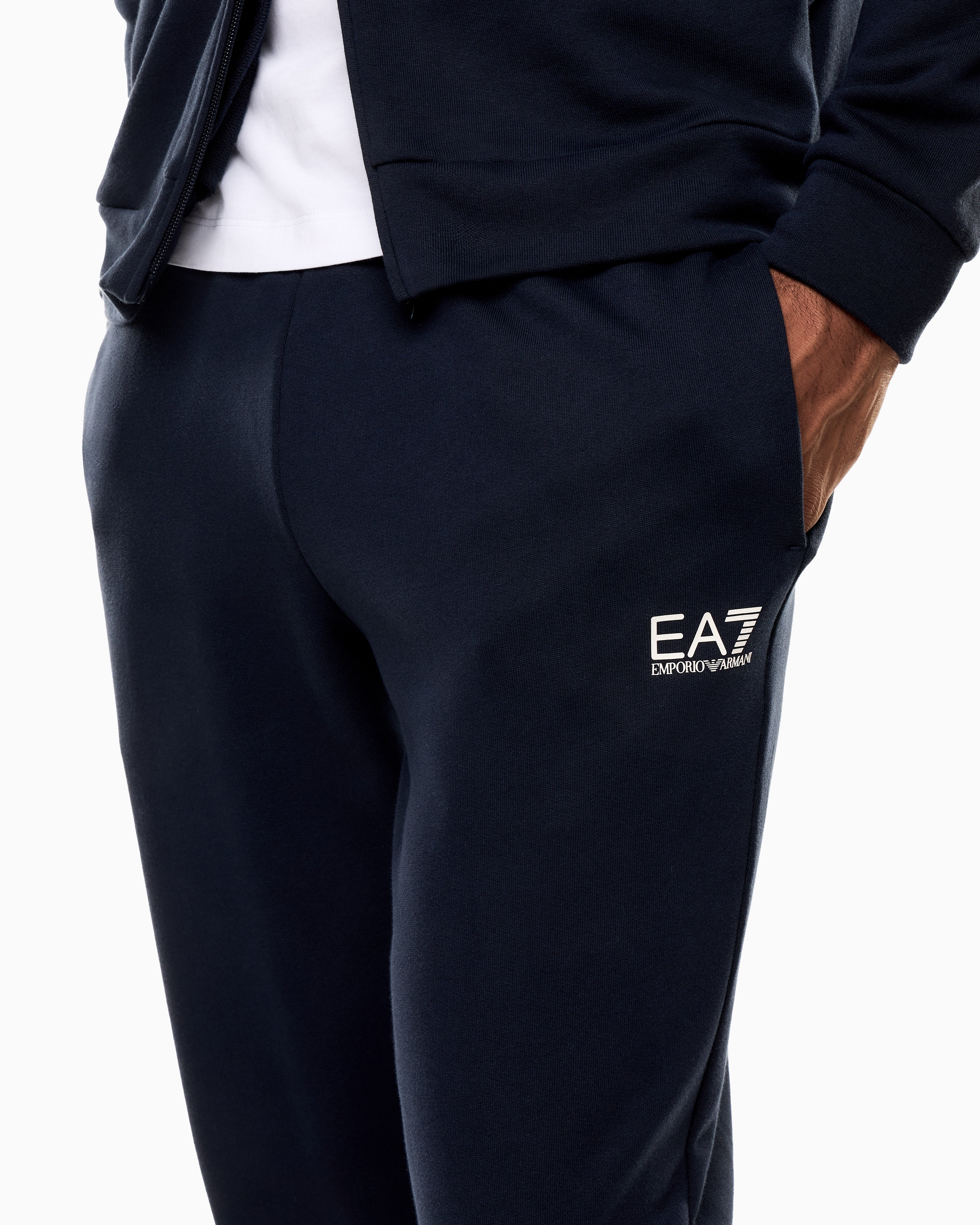 EA7 Summer Block pure cotton tracksuit