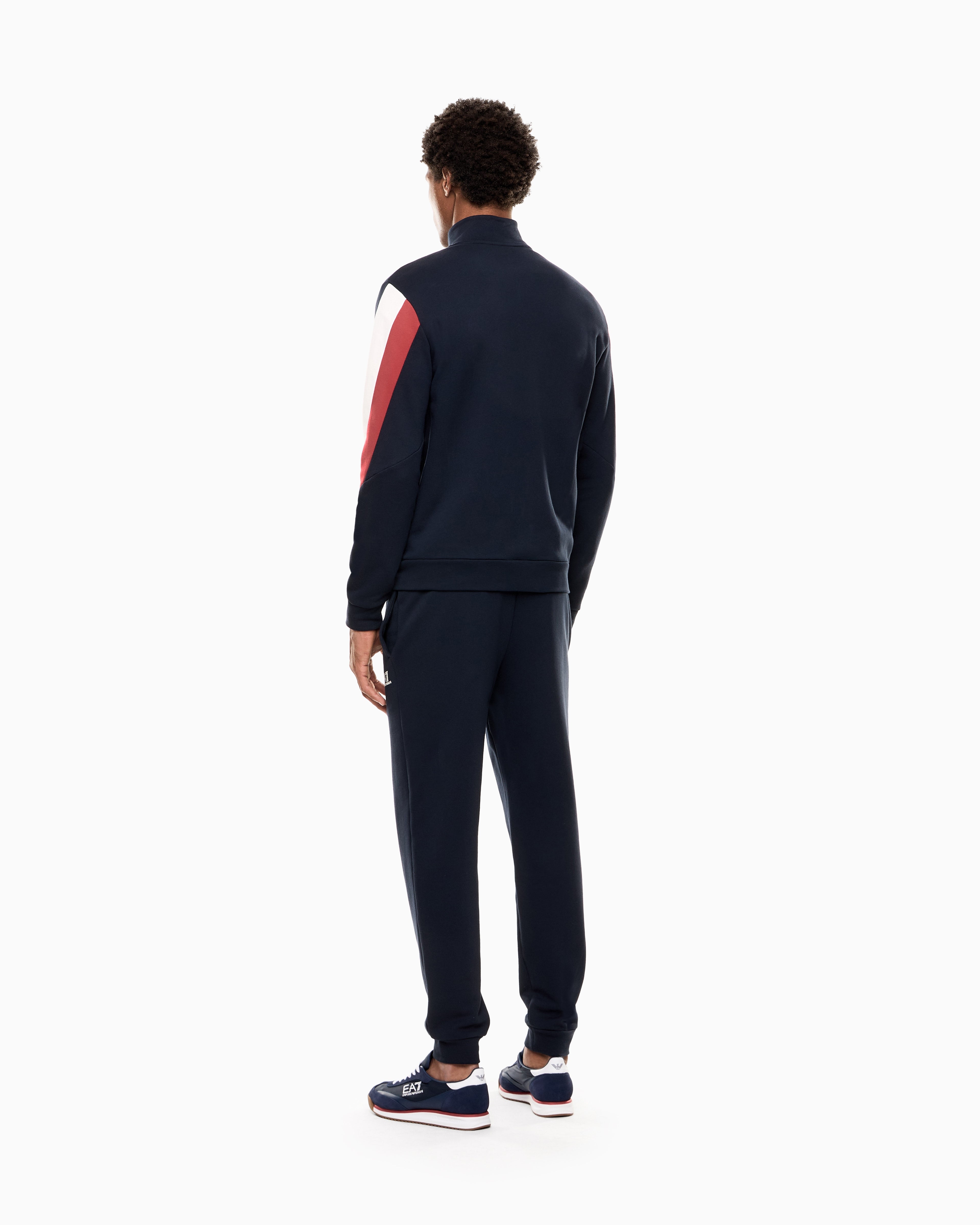 EA7 Summer Block pure cotton tracksuit