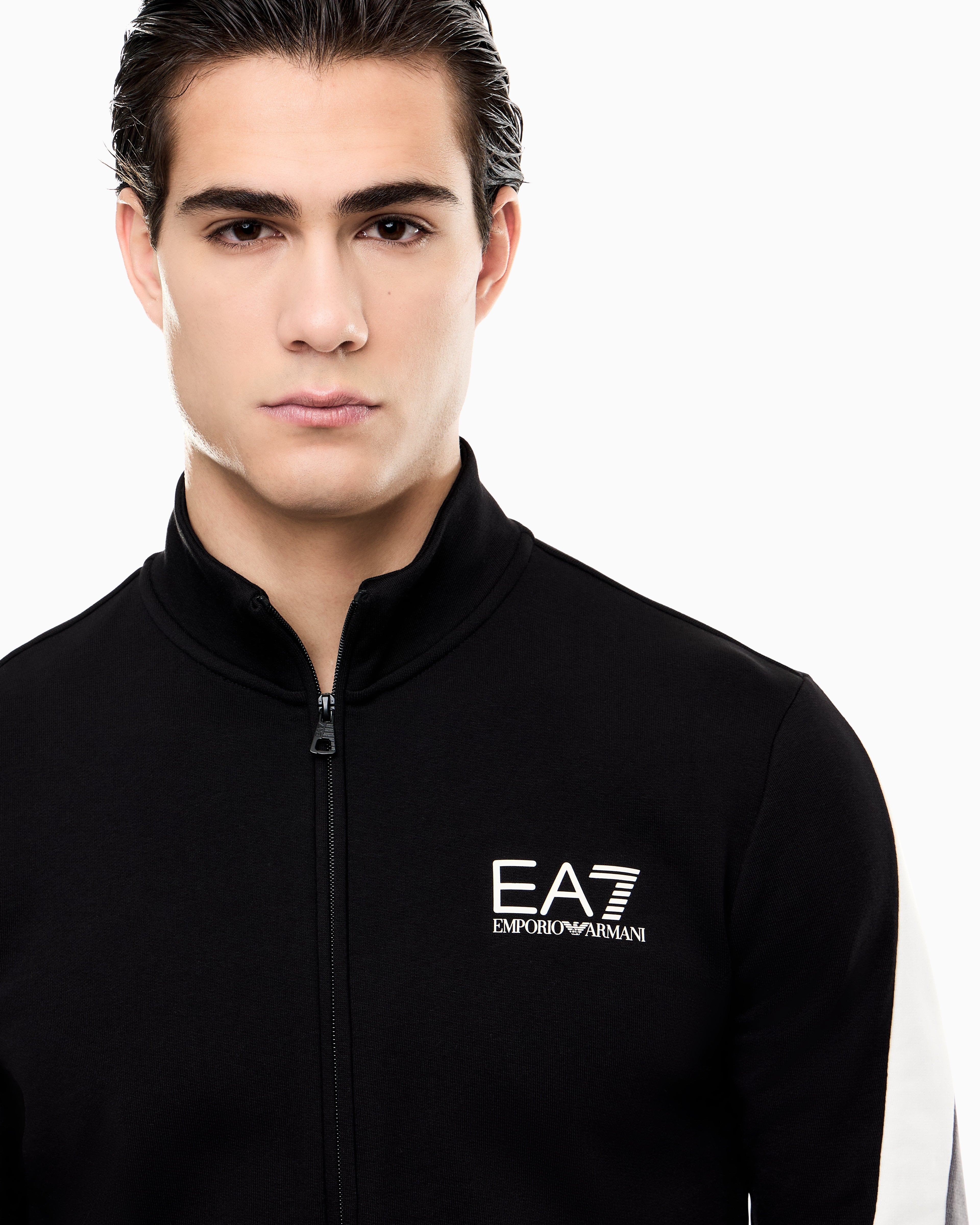 EA7 Summer Block pure cotton tracksuit