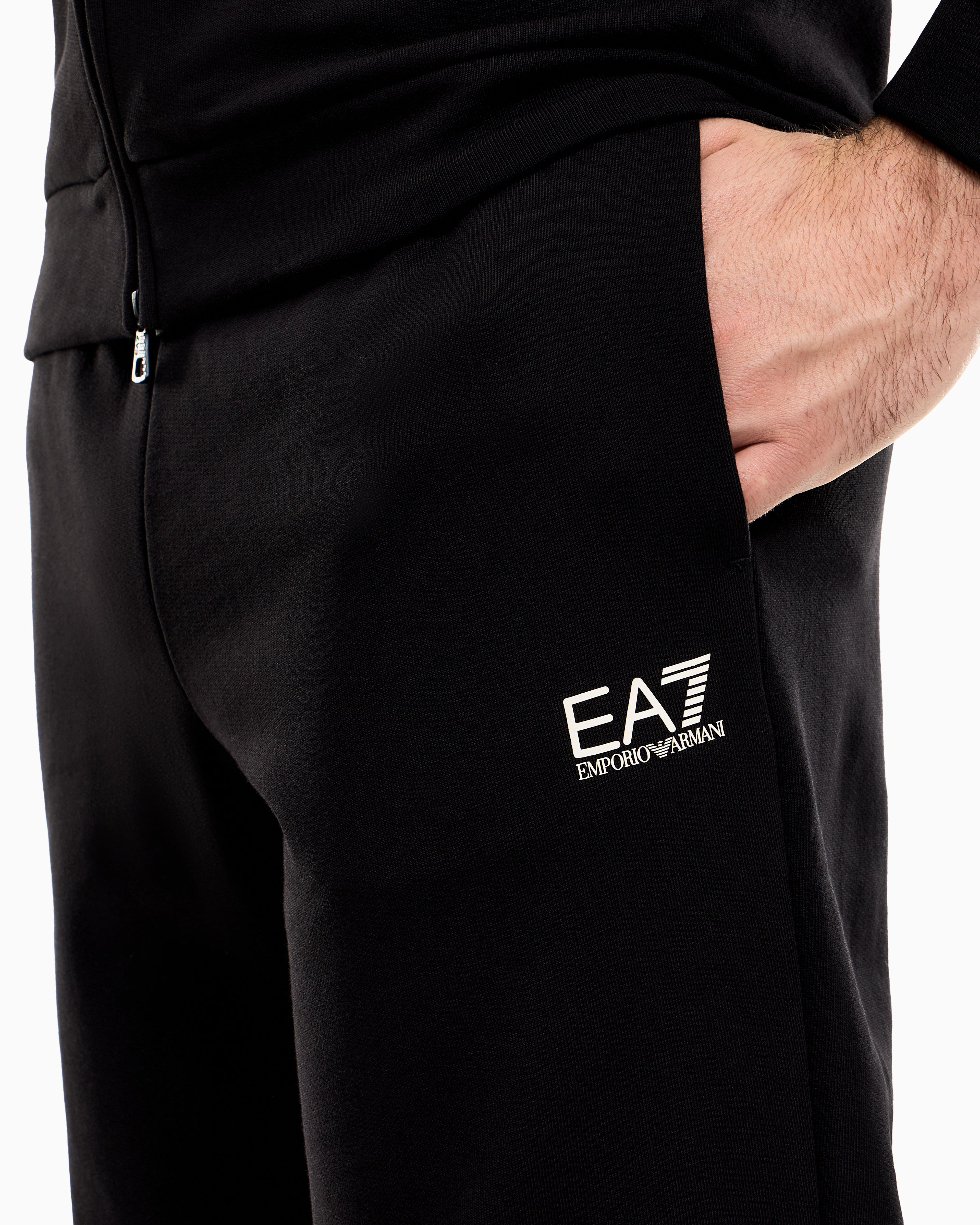 EA7 Summer Block pure cotton tracksuit