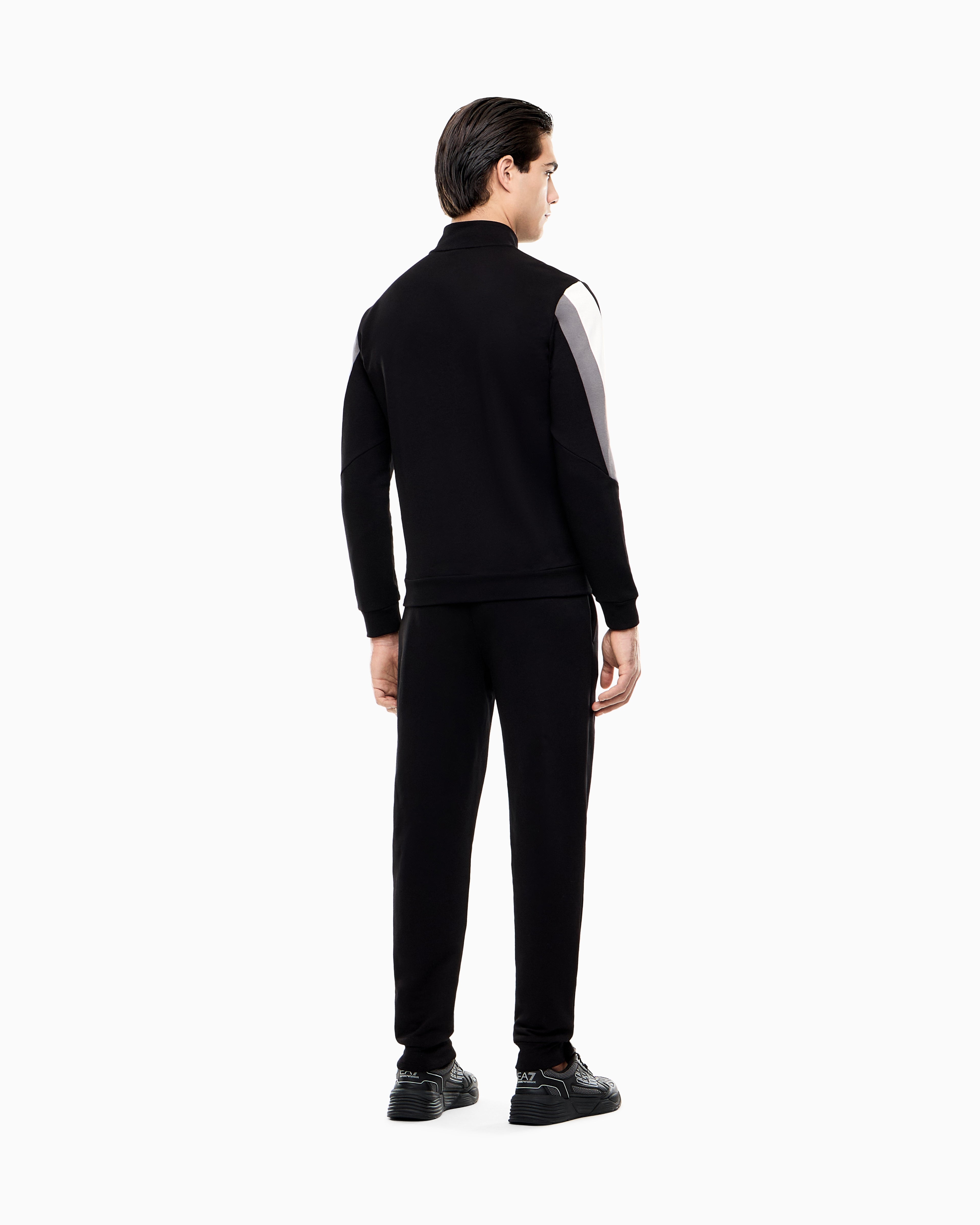 EA7 Summer Block pure cotton tracksuit