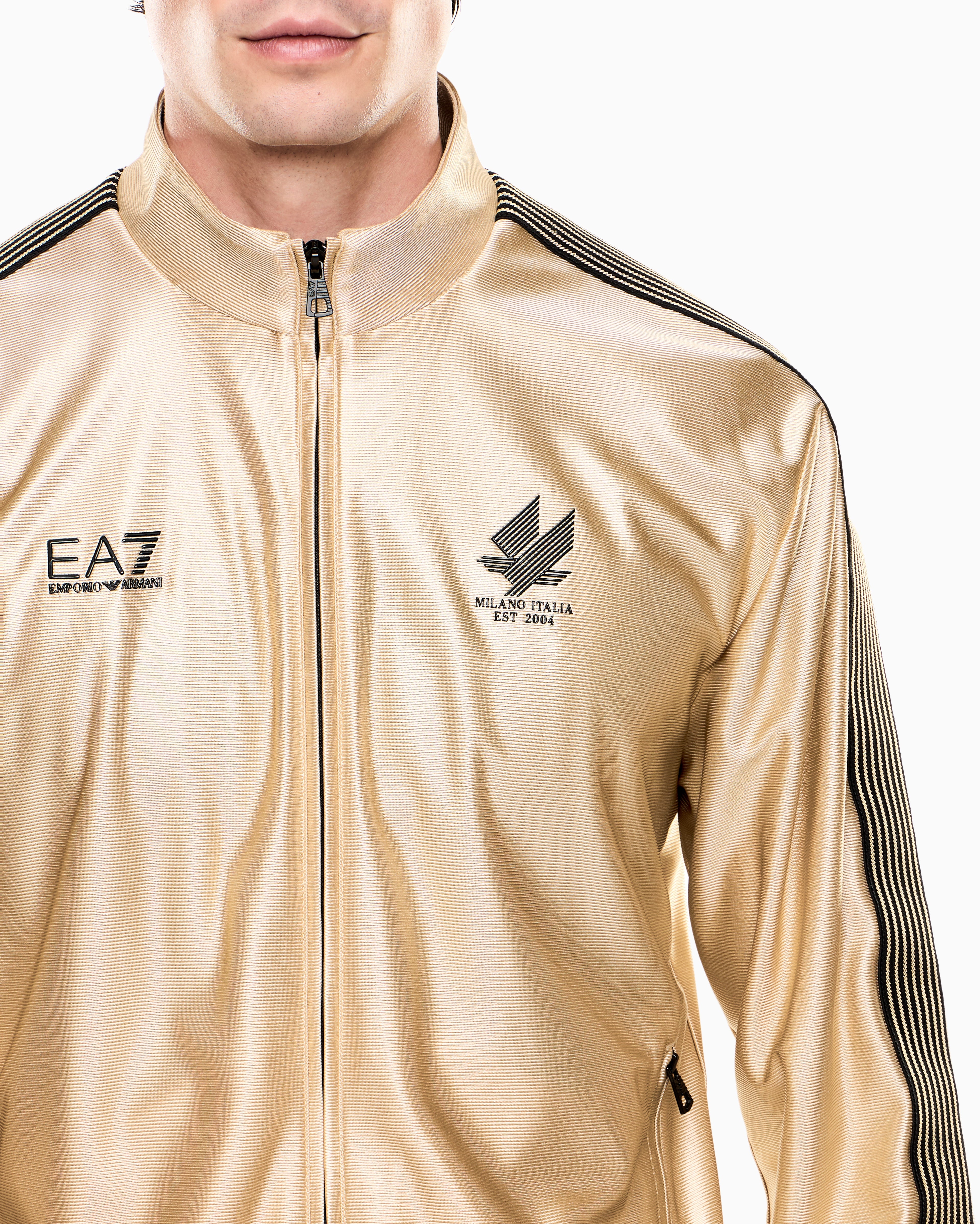 EA7 Soccer technical-fabric tracksuit
