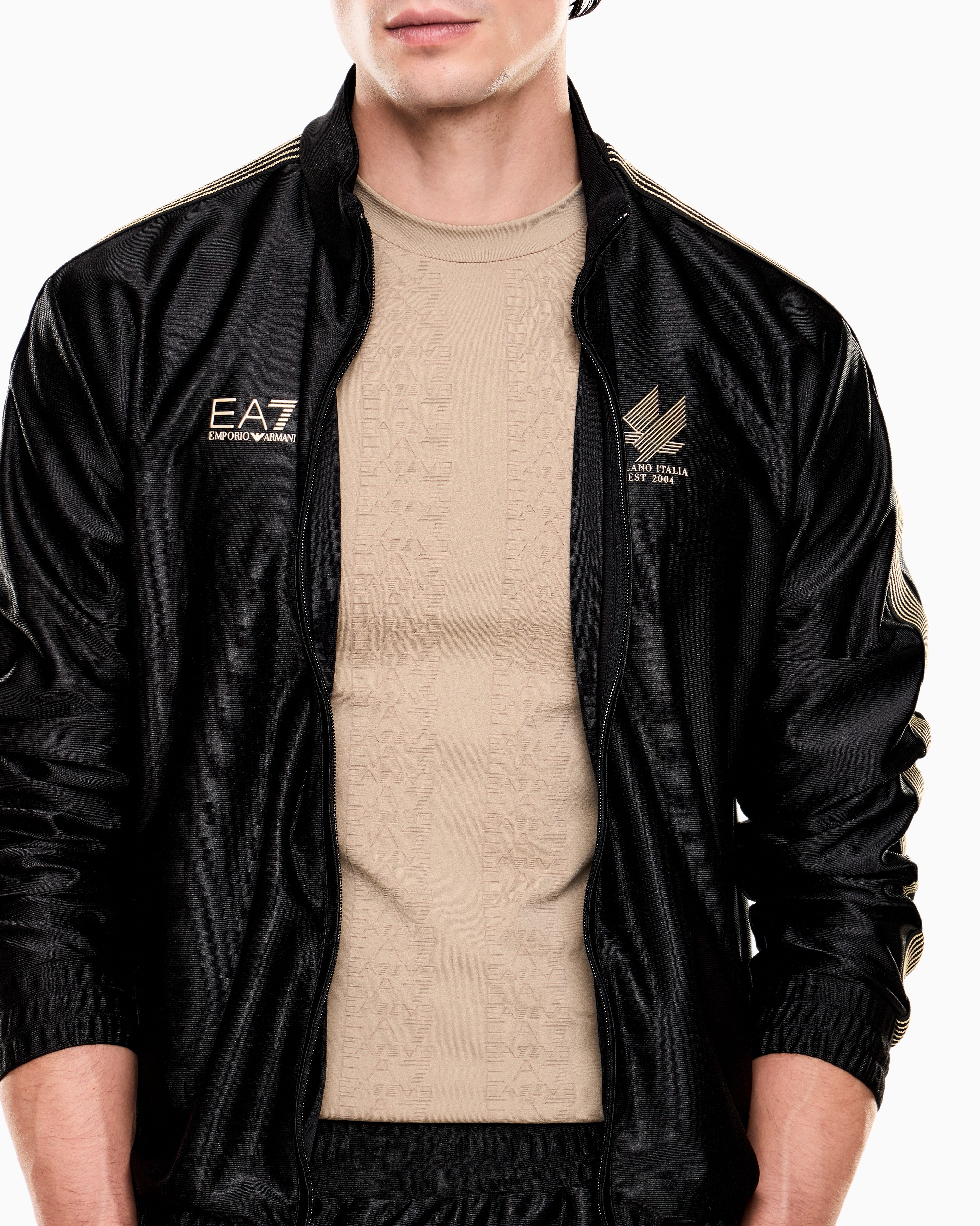 EA7 Soccer technical-fabric tracksuit