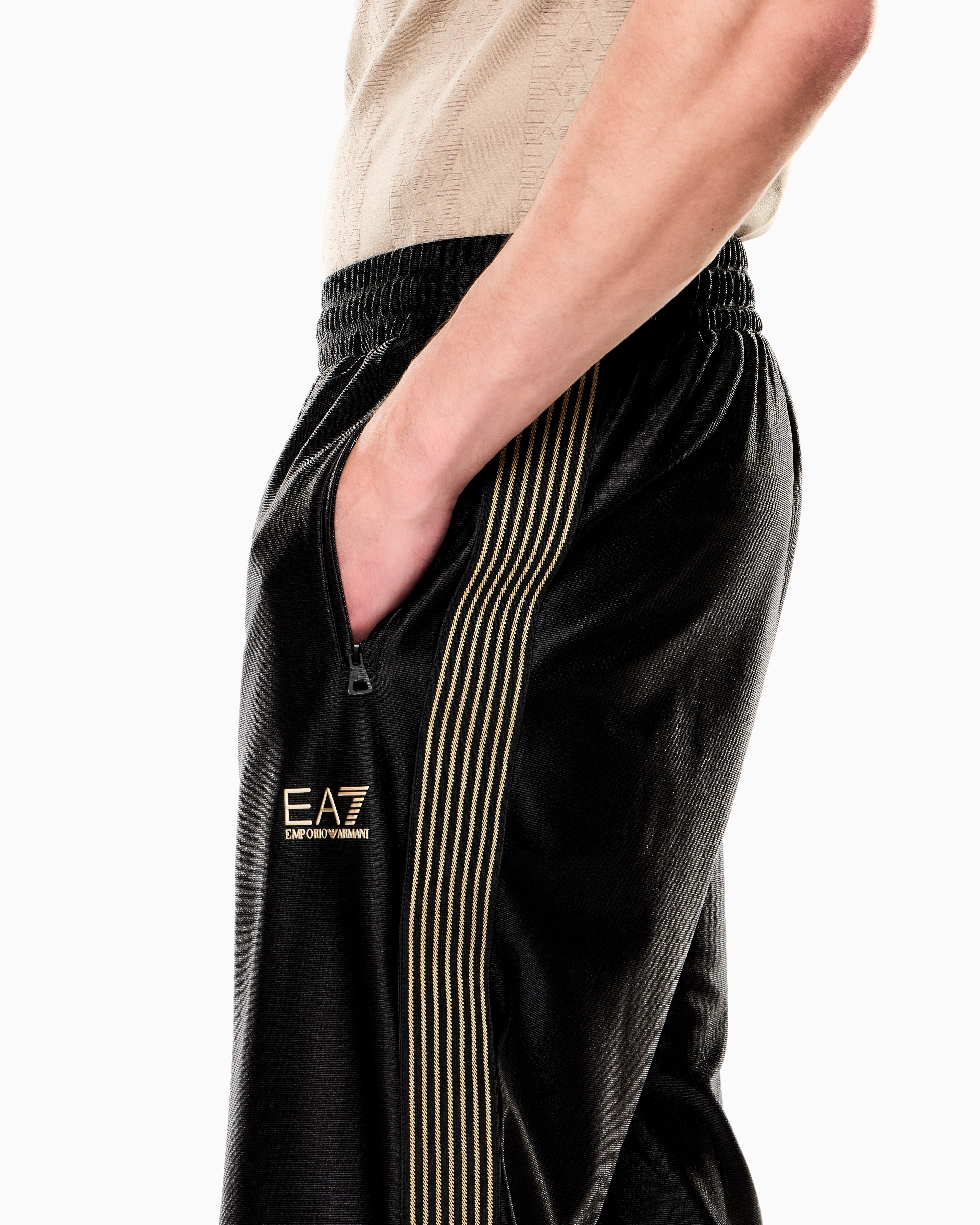 EA7 Soccer technical-fabric tracksuit
