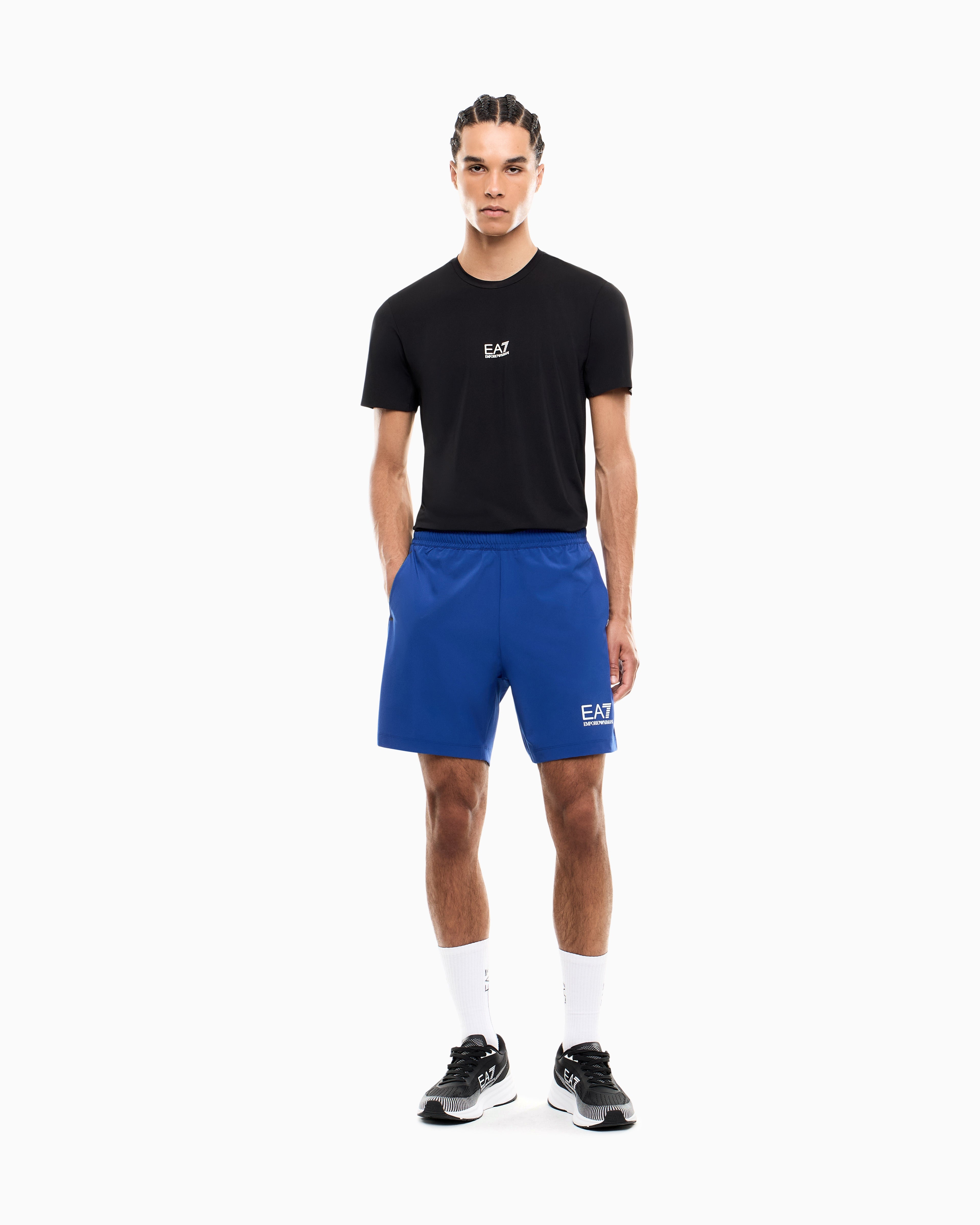 EA7 Tennis Pro shorts in VENTUS7 technical fabric