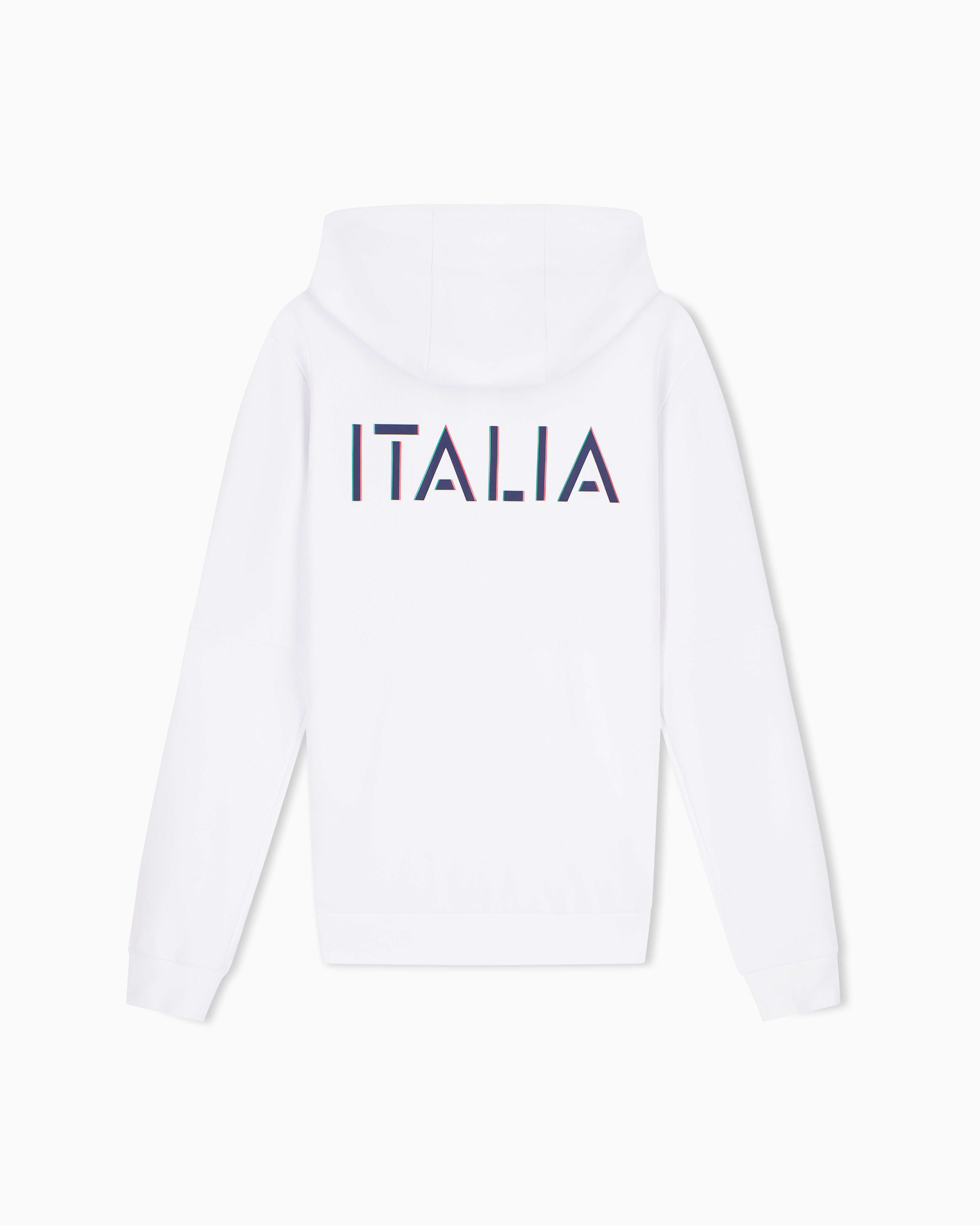 EA7 Italian Spirit jersey hooded sweatshirt