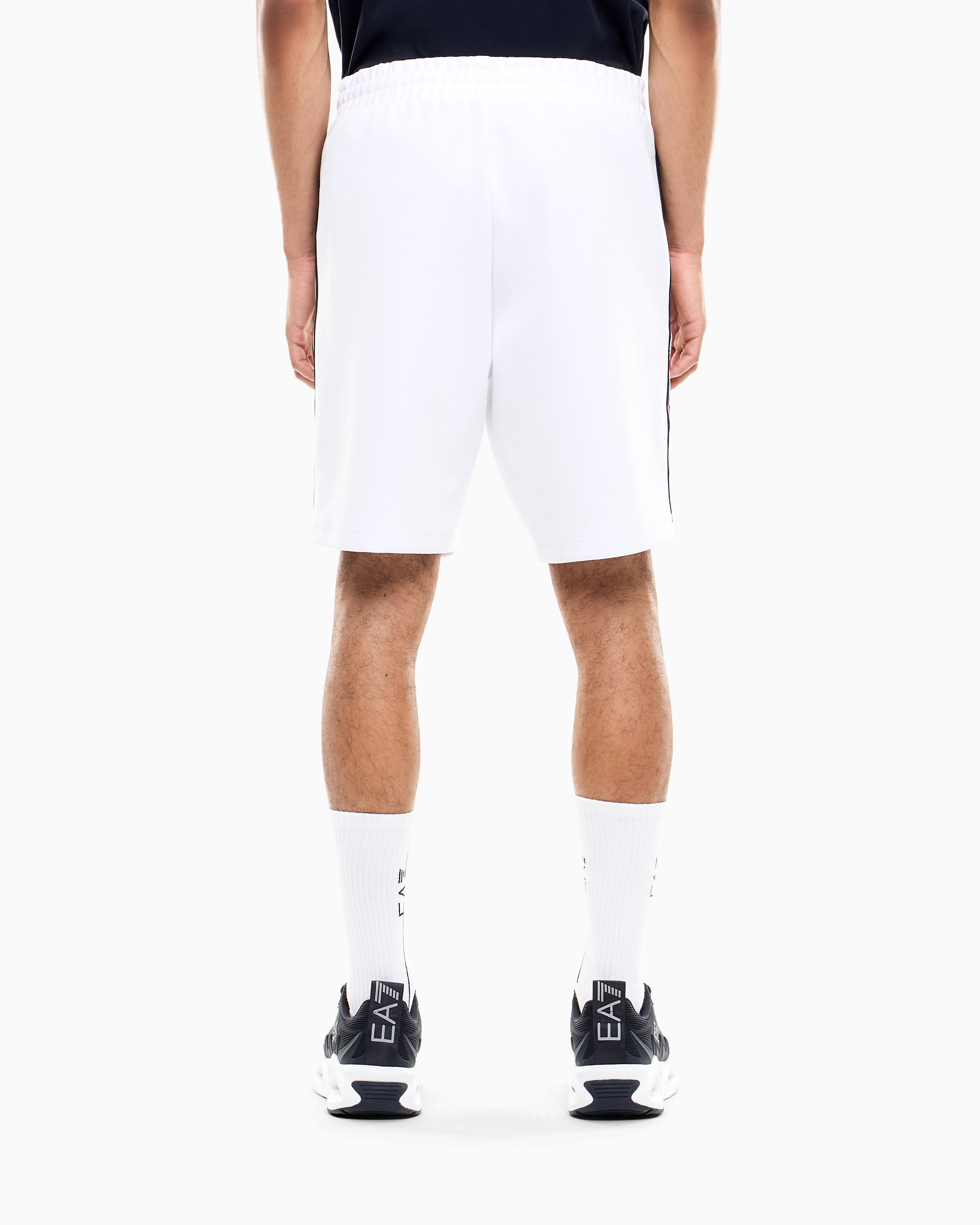 EA7 Italian Spirit cotton-blend Bermuda shorts