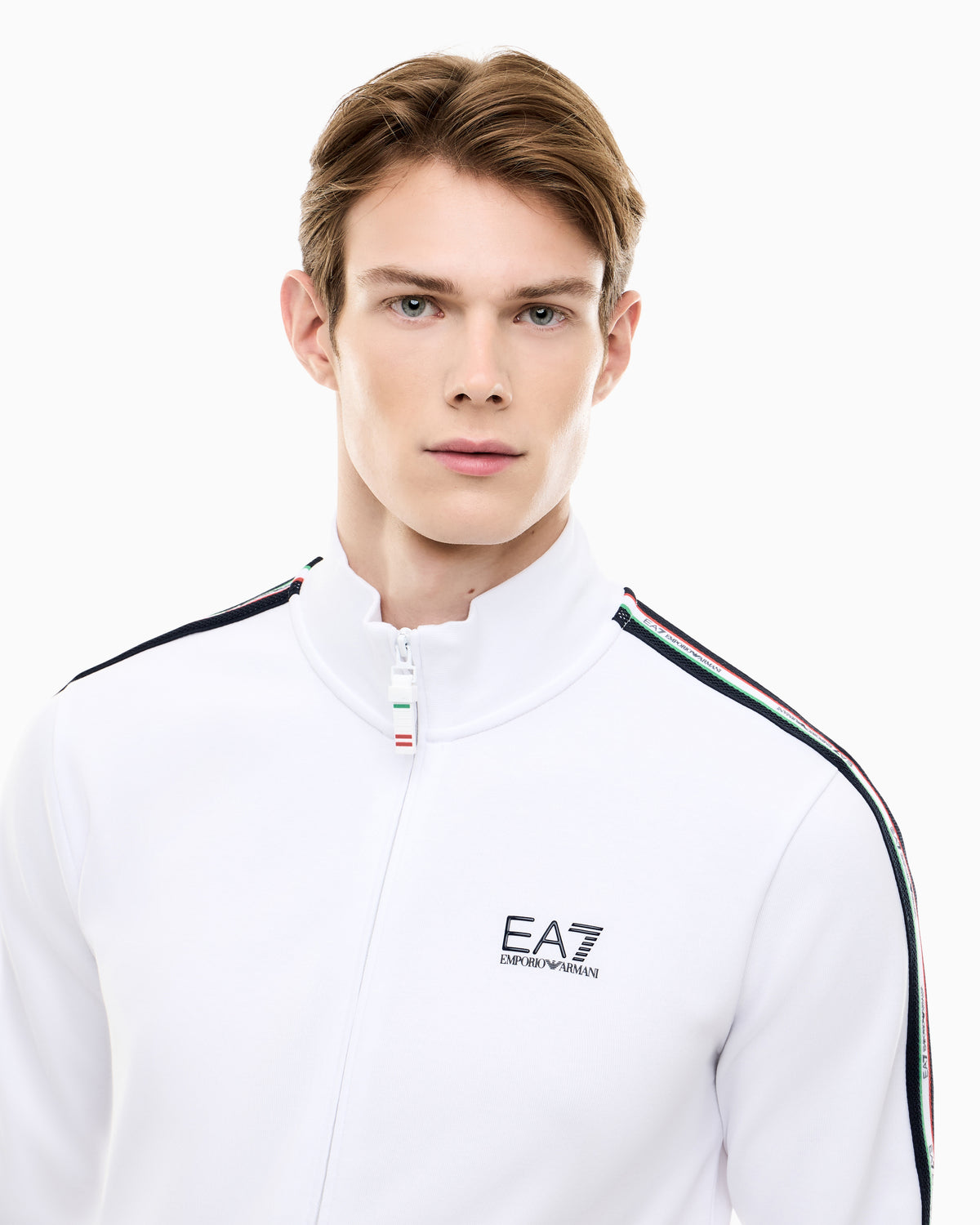 EA7 Italian Spirit cotton-blend tracksuit