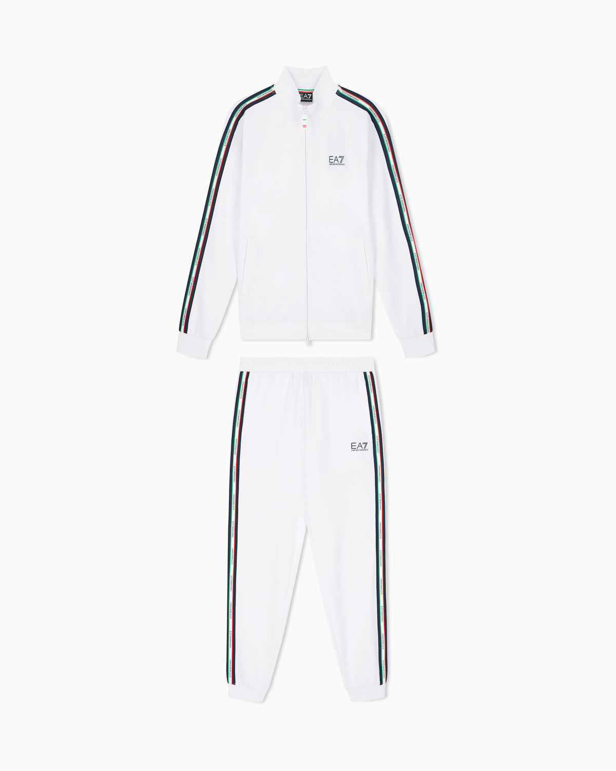 EA7 Italian Spirit cotton-blend tracksuit