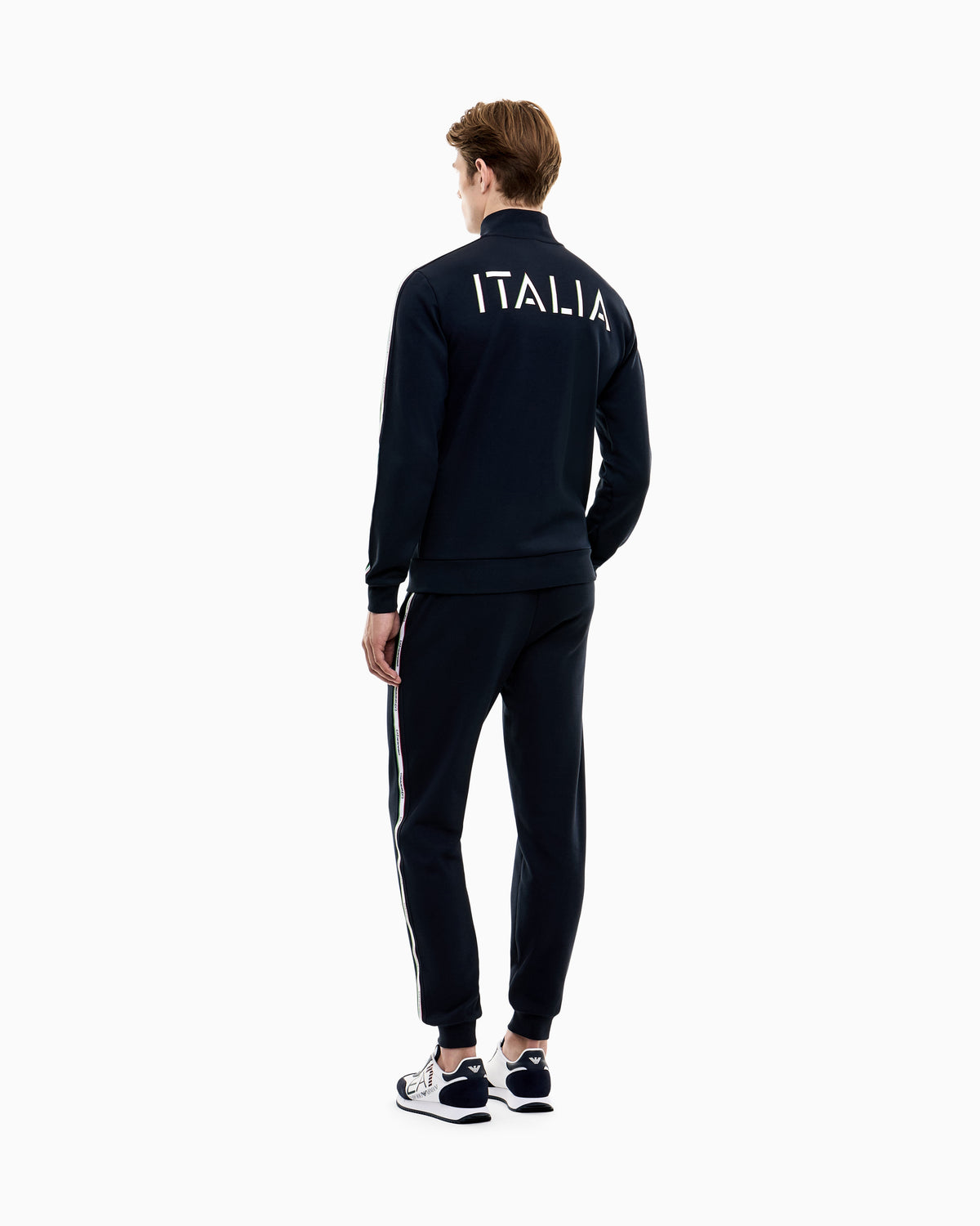 EA7 Italian Spirit cotton-blend tracksuit
