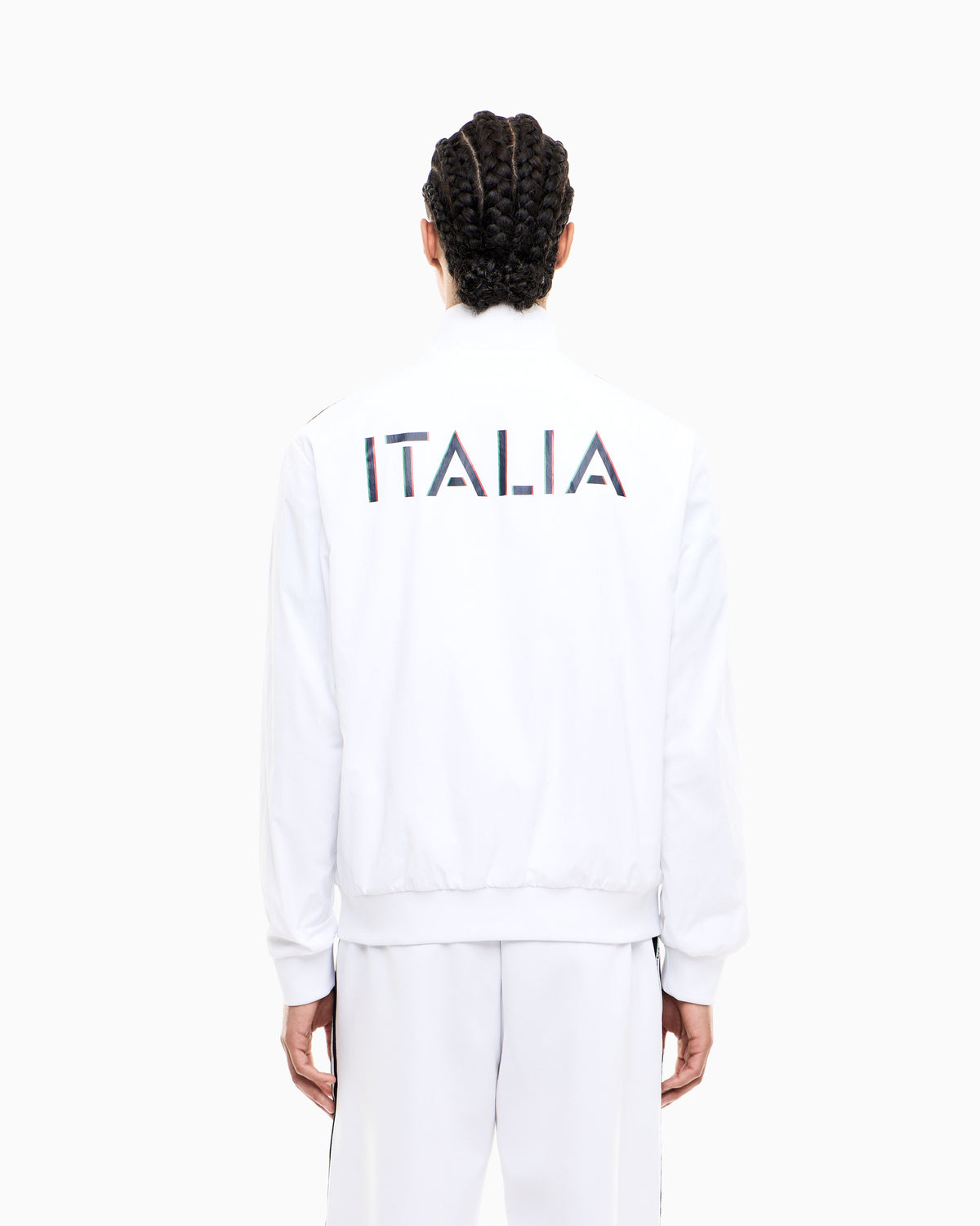 EA7 Italian Spirit nylon zip-up sweatshirt