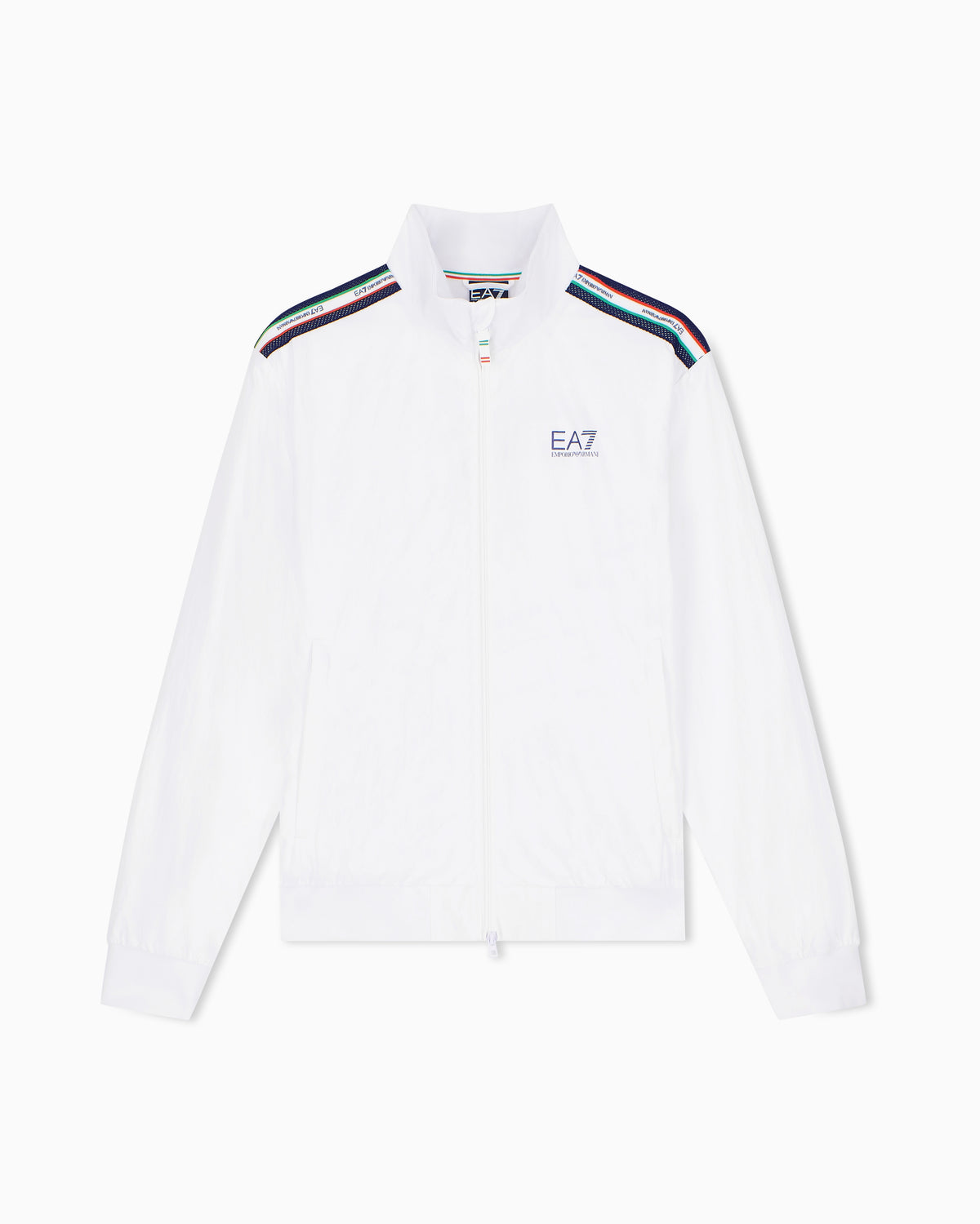 EA7 Italian Spirit nylon zip-up sweatshirt