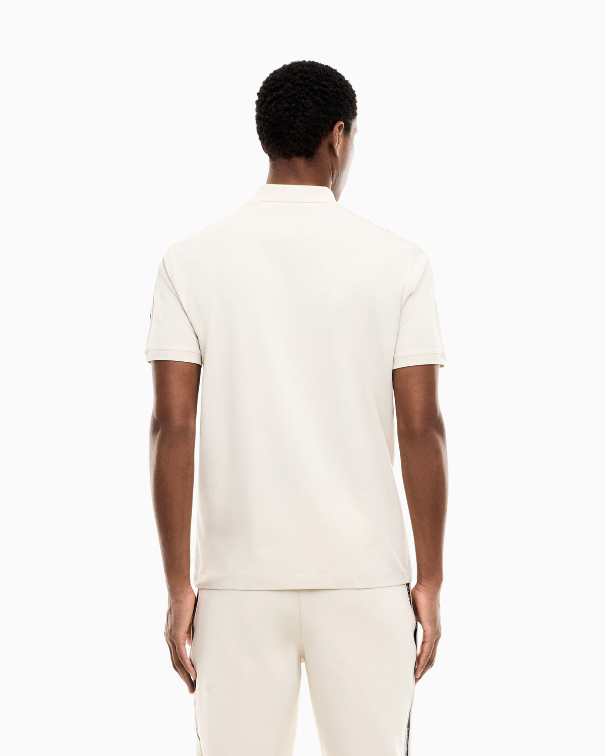 EA7 Regular fit polo shirt Logo Series in stretch cotton jersey