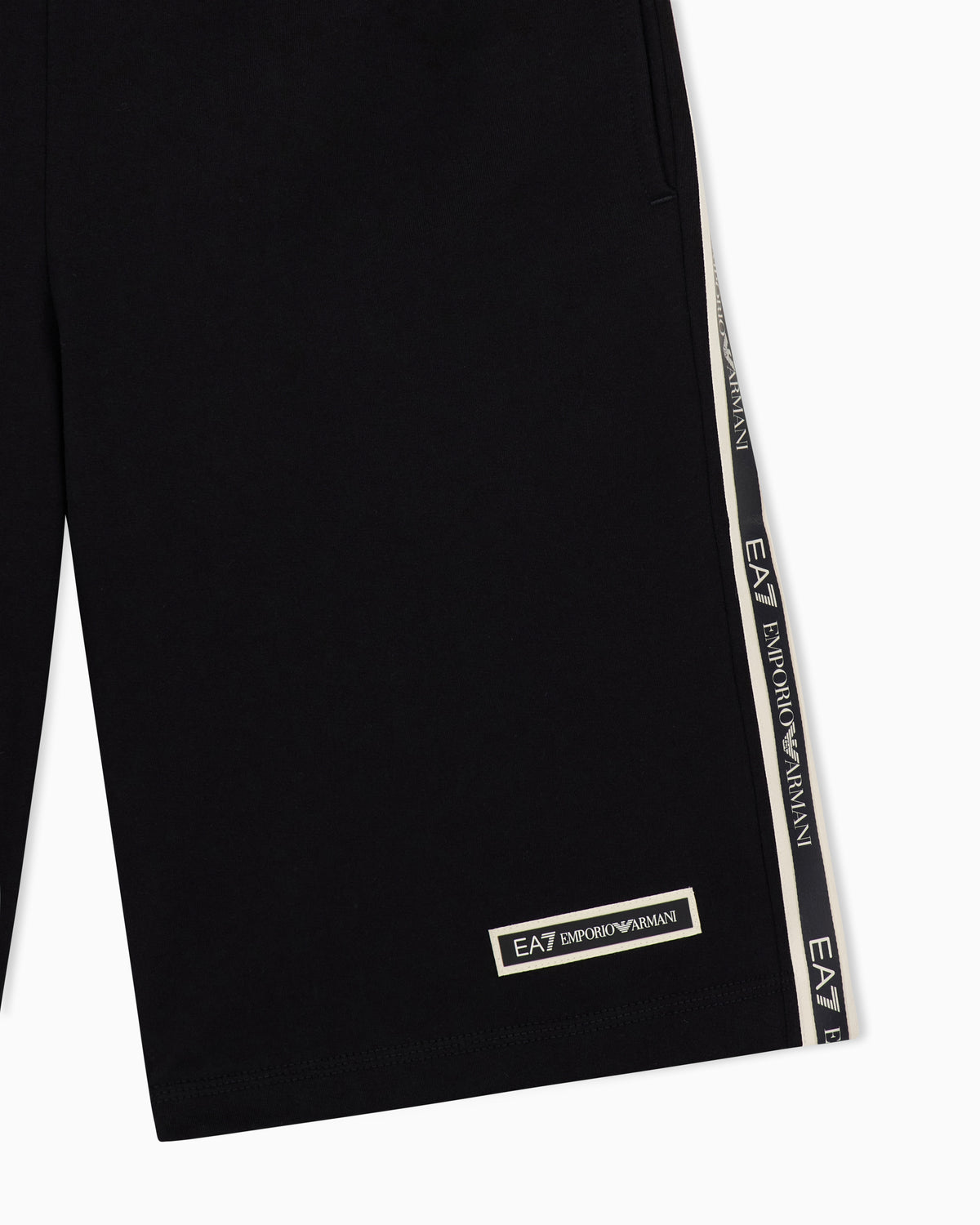 EA7 Bermuda Logo Series slim fit in cotton jersey