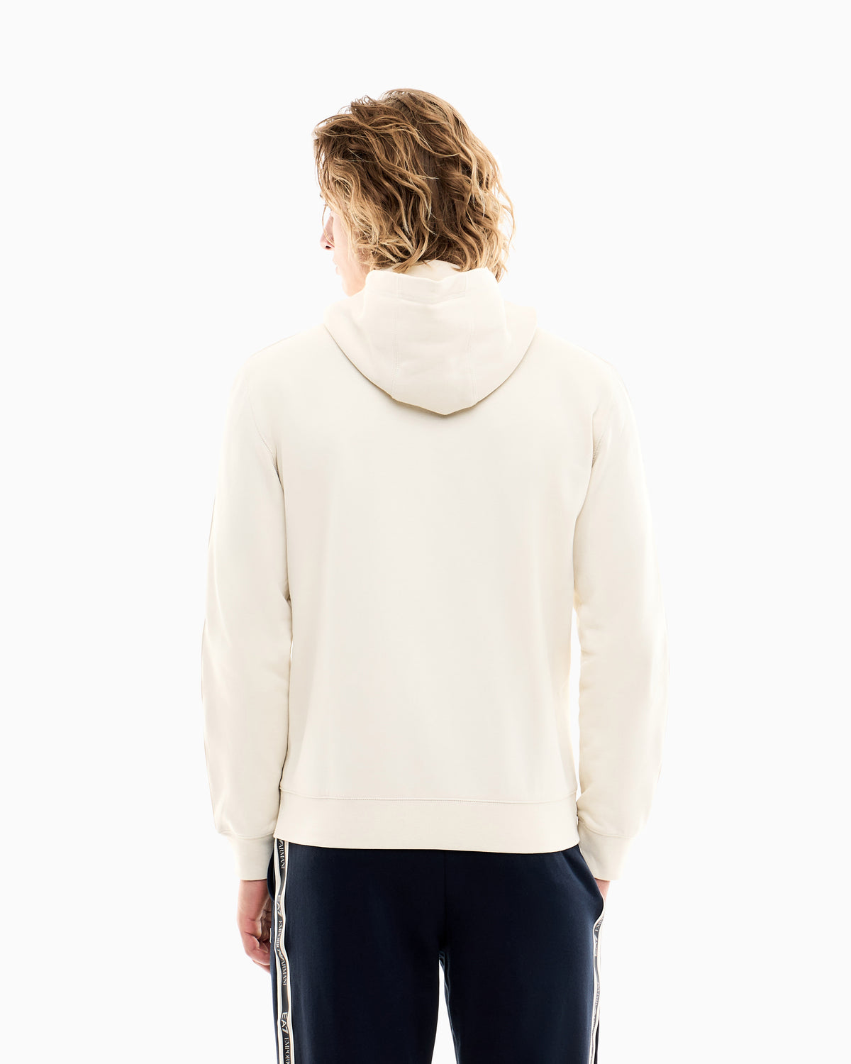 EA7 Hoodie Logo Series regular fit in cotton with tape
