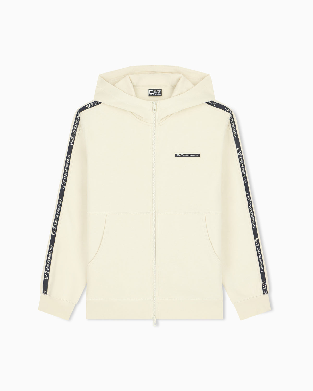EA7 Hoodie Logo Series regular fit in cotton with tape