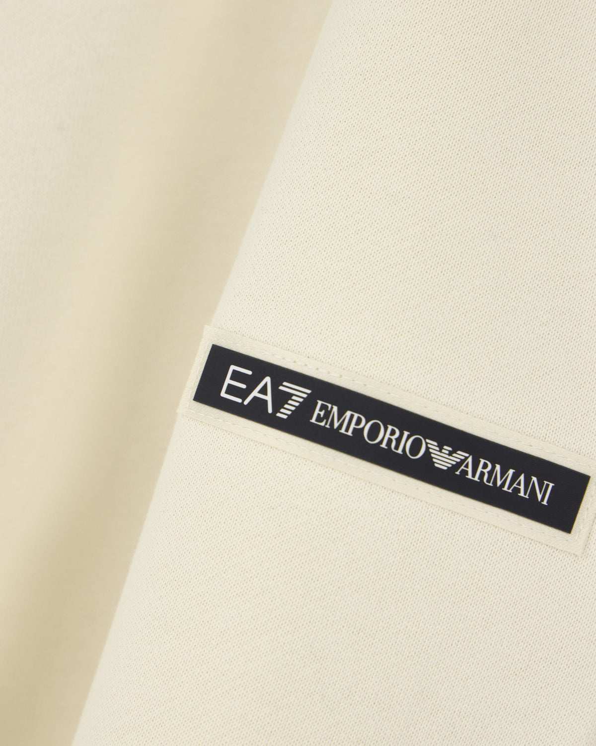 EA7 Slim fit pants Logo Series in cotton jersey with tape