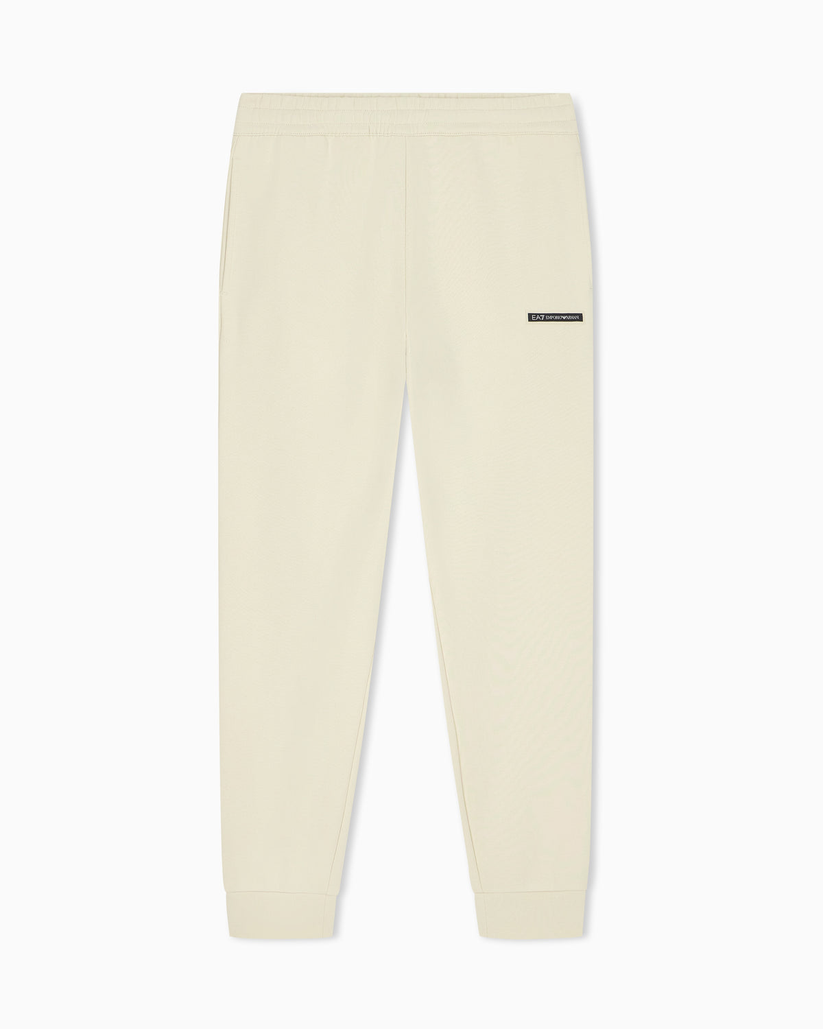 EA7 Slim fit pants Logo Series in cotton jersey with tape