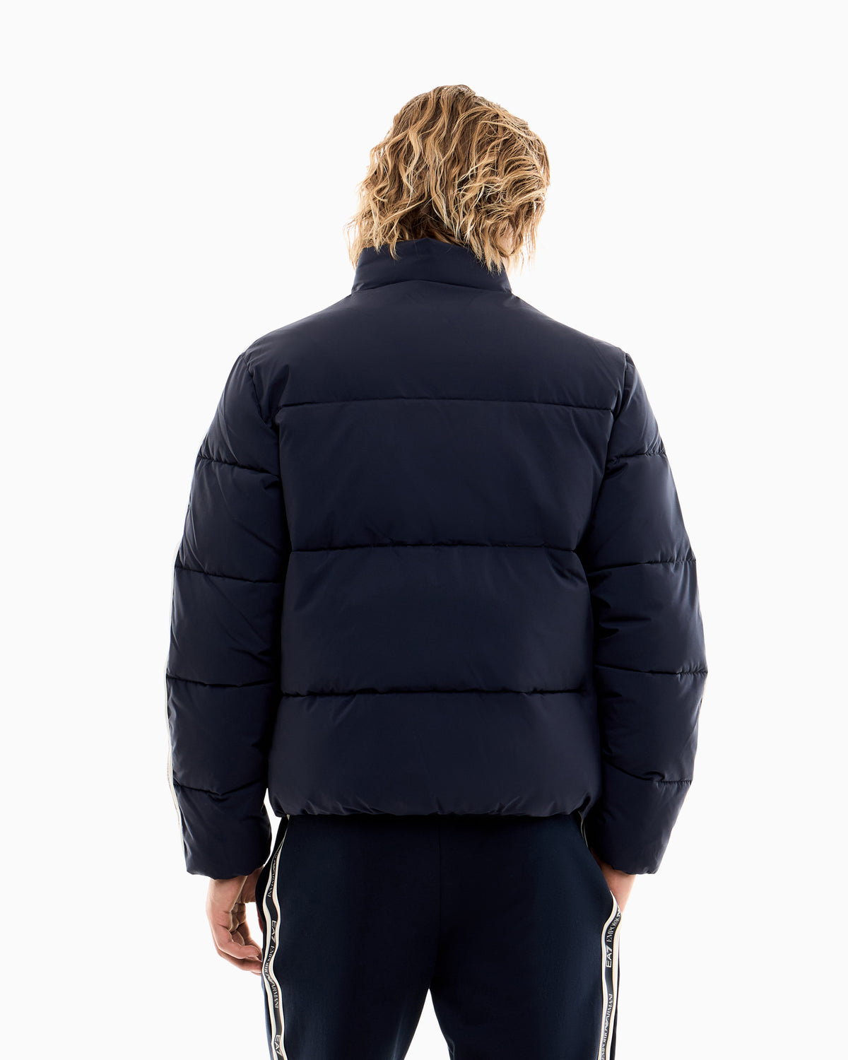 EA7 Padded Logo Series jacket in technical fabric