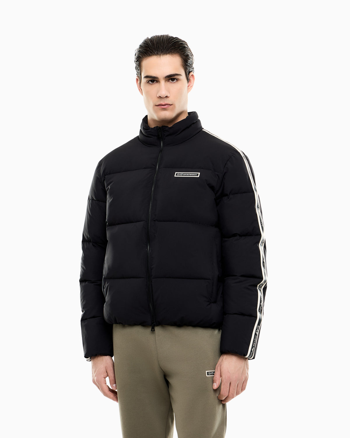 EA7 Padded Logo Series jacket in technical fabric