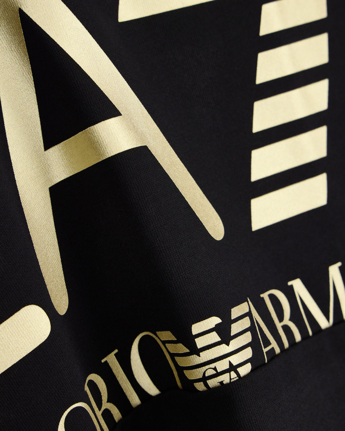 EA7 T-shirt Logo Series in cotton jersey with oversized logo