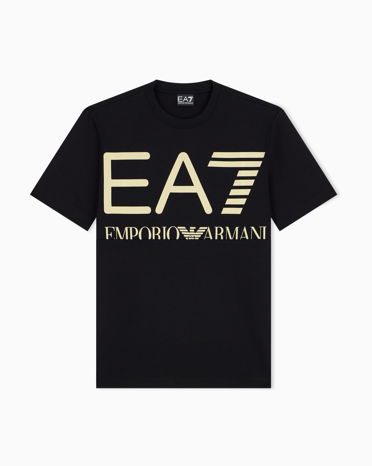 EA7 T-shirt Logo Series in cotton jersey with oversized logo